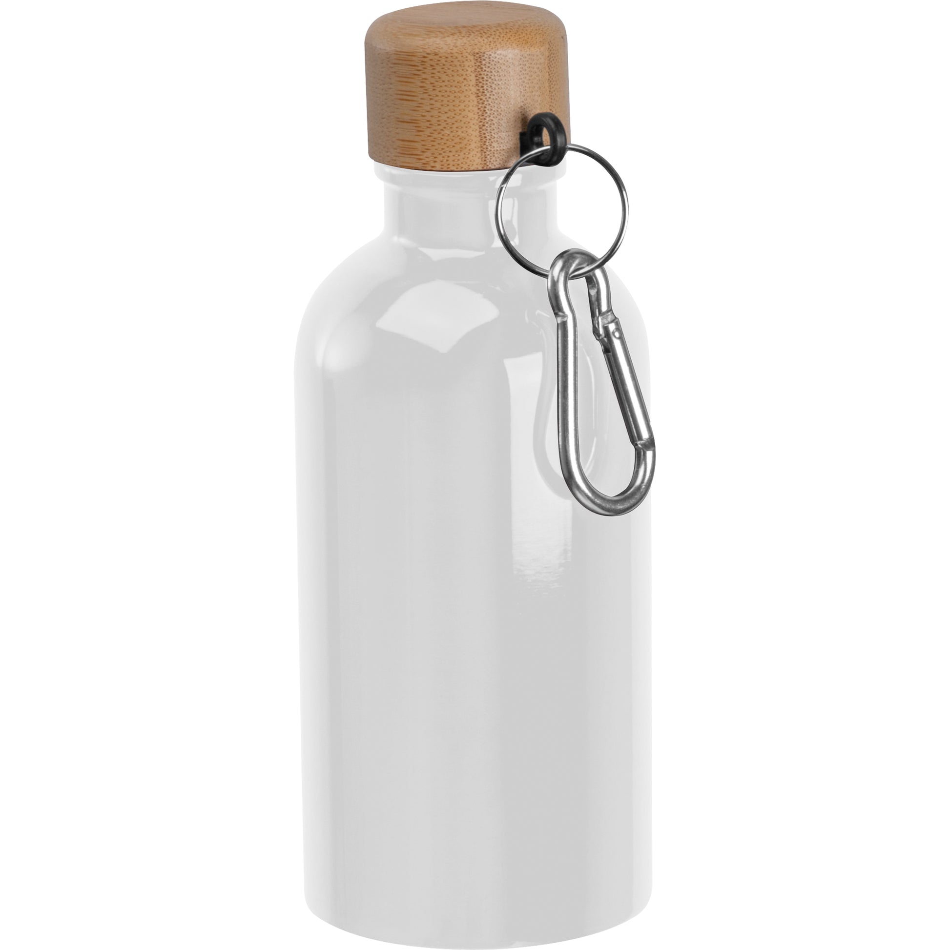 Edelstahltrinkflasche mit Karabiner, 400 ml MARILYN