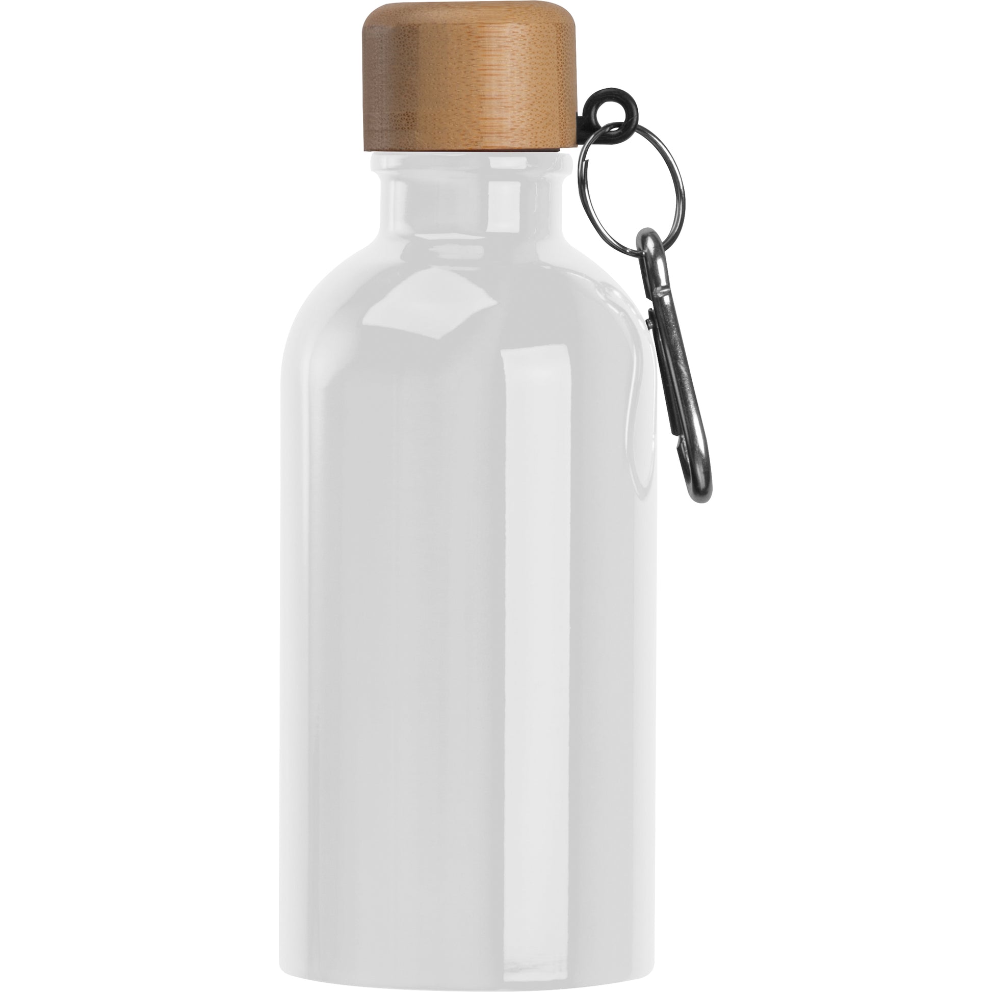 Edelstahltrinkflasche mit Karabiner, 400 ml MARILYN