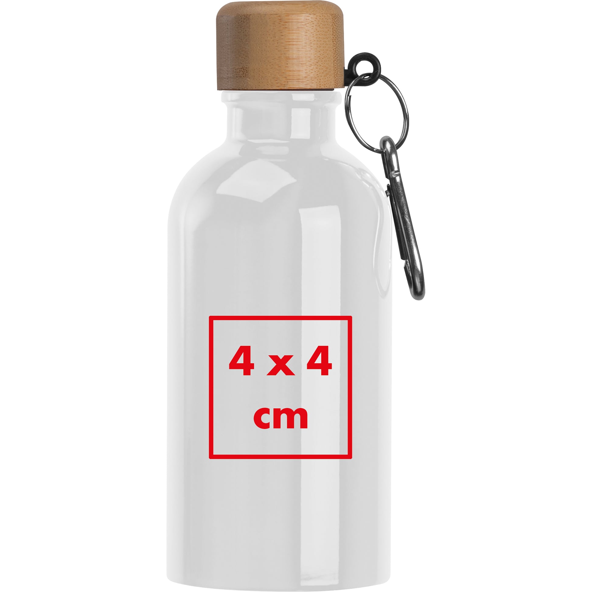 Edelstahltrinkflasche mit Karabiner, 400 ml MARILYN