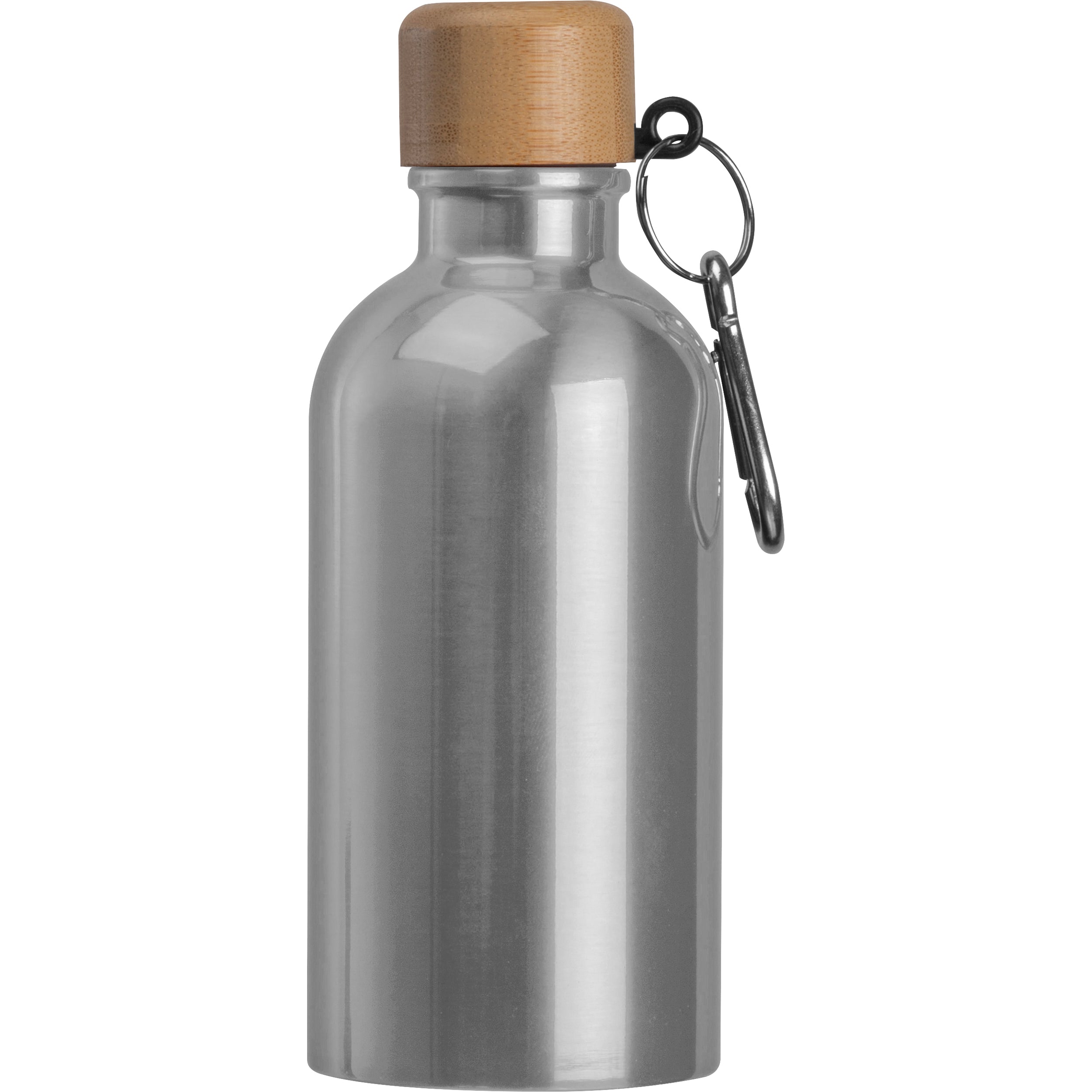 Edelstahltrinkflasche mit Karabiner, 400 ml MARILYN