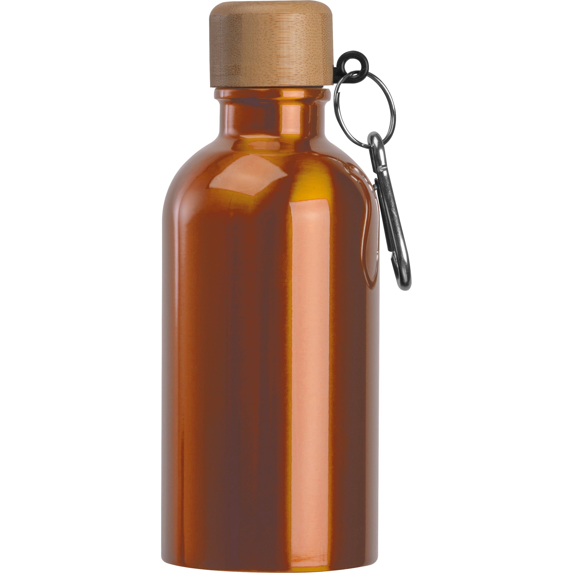 Edelstahltrinkflasche mit Karabiner, 400 ml MARILYN