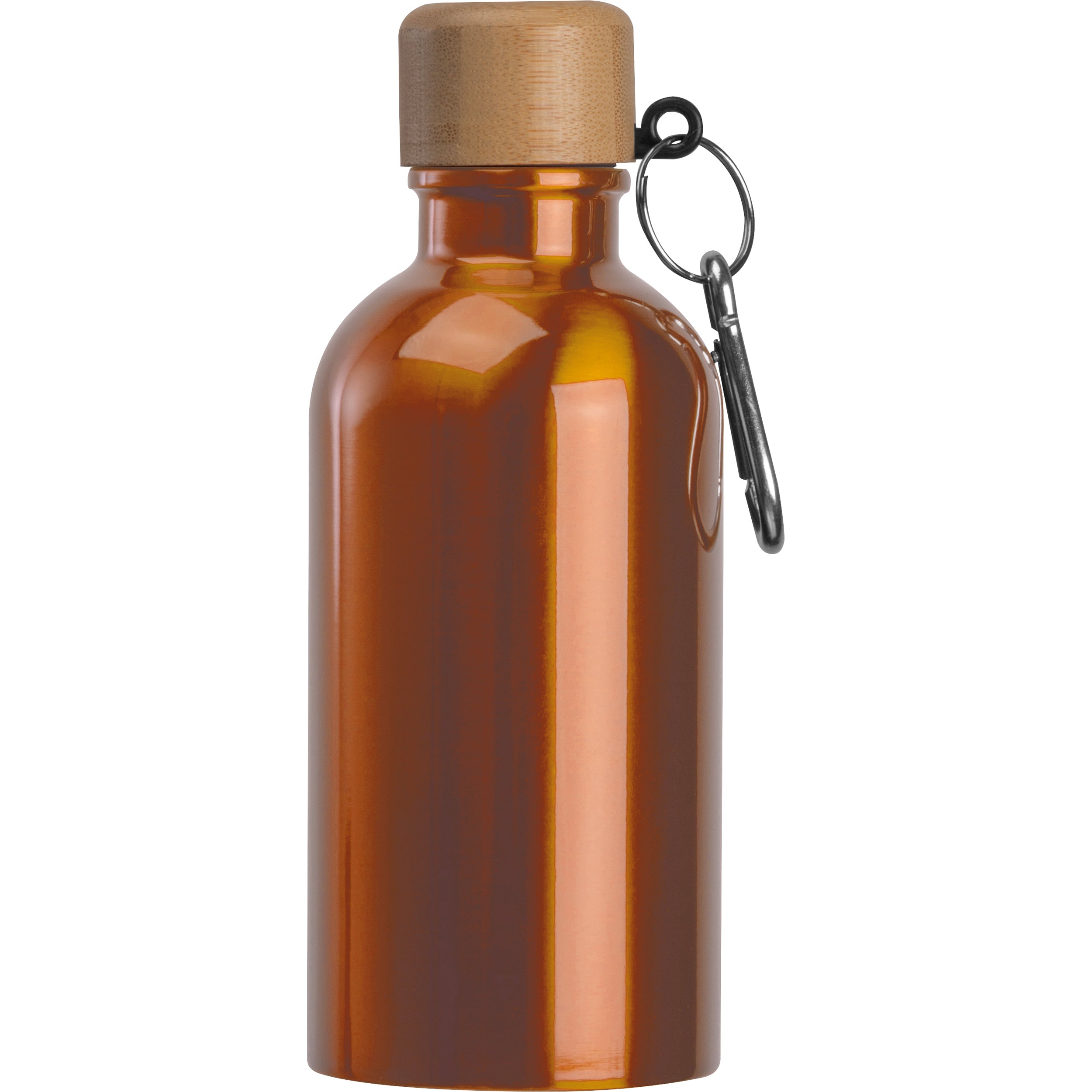 Edelstahltrinkflasche mit Karabiner, 400 ml MARILYN