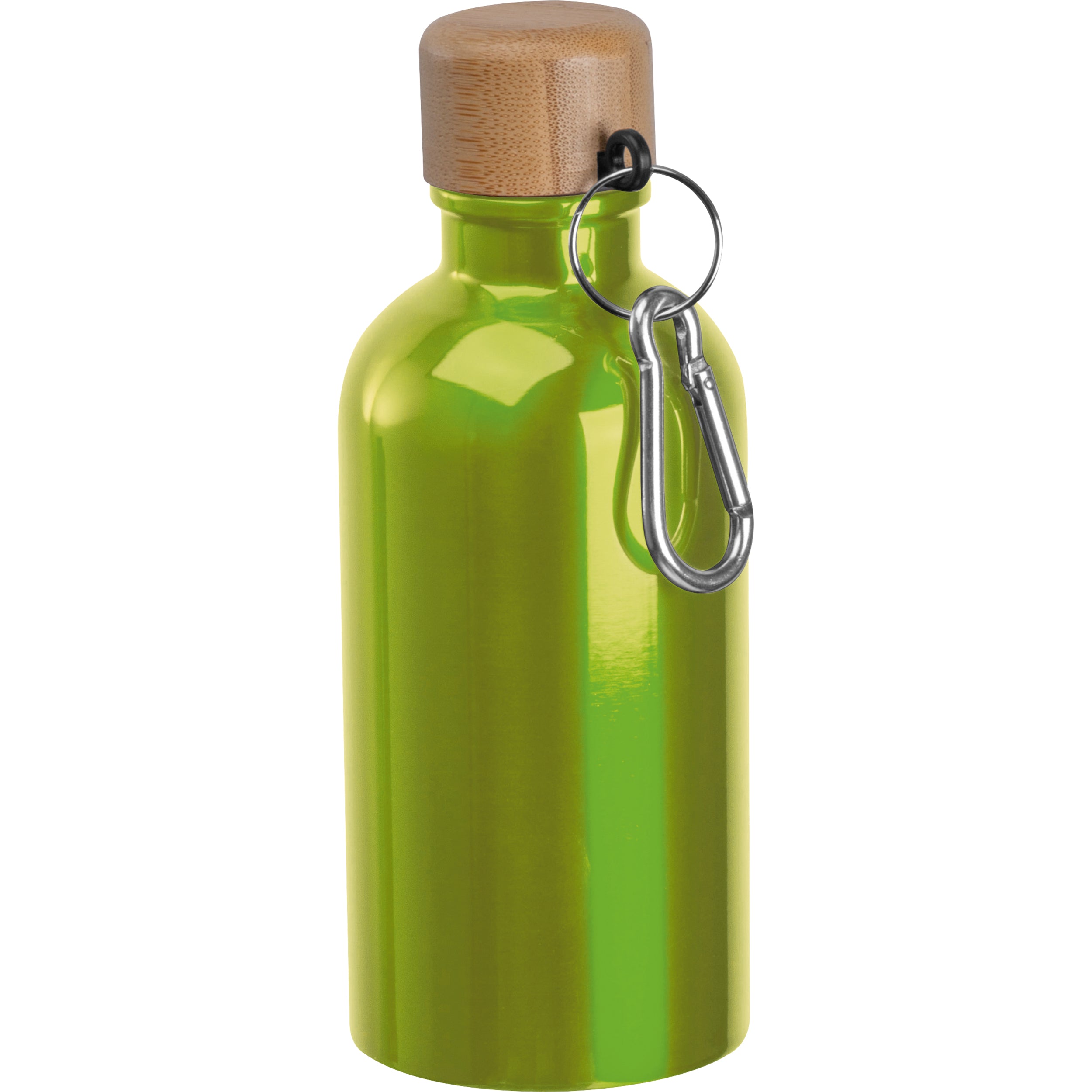 Edelstahltrinkflasche mit Karabiner, 400 ml MARILYN