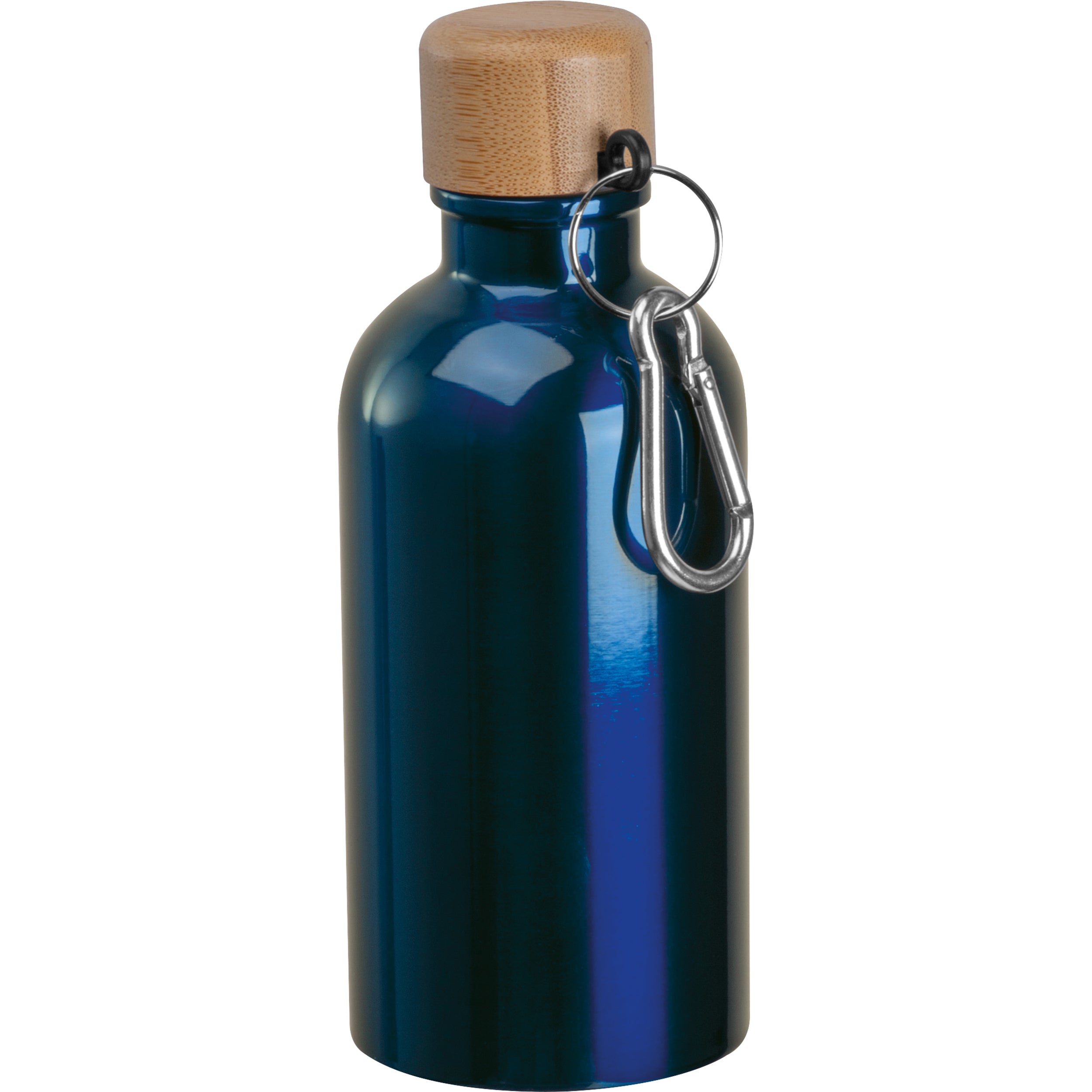 Edelstahltrinkflasche mit Karabiner, 400 ml MARILYN
