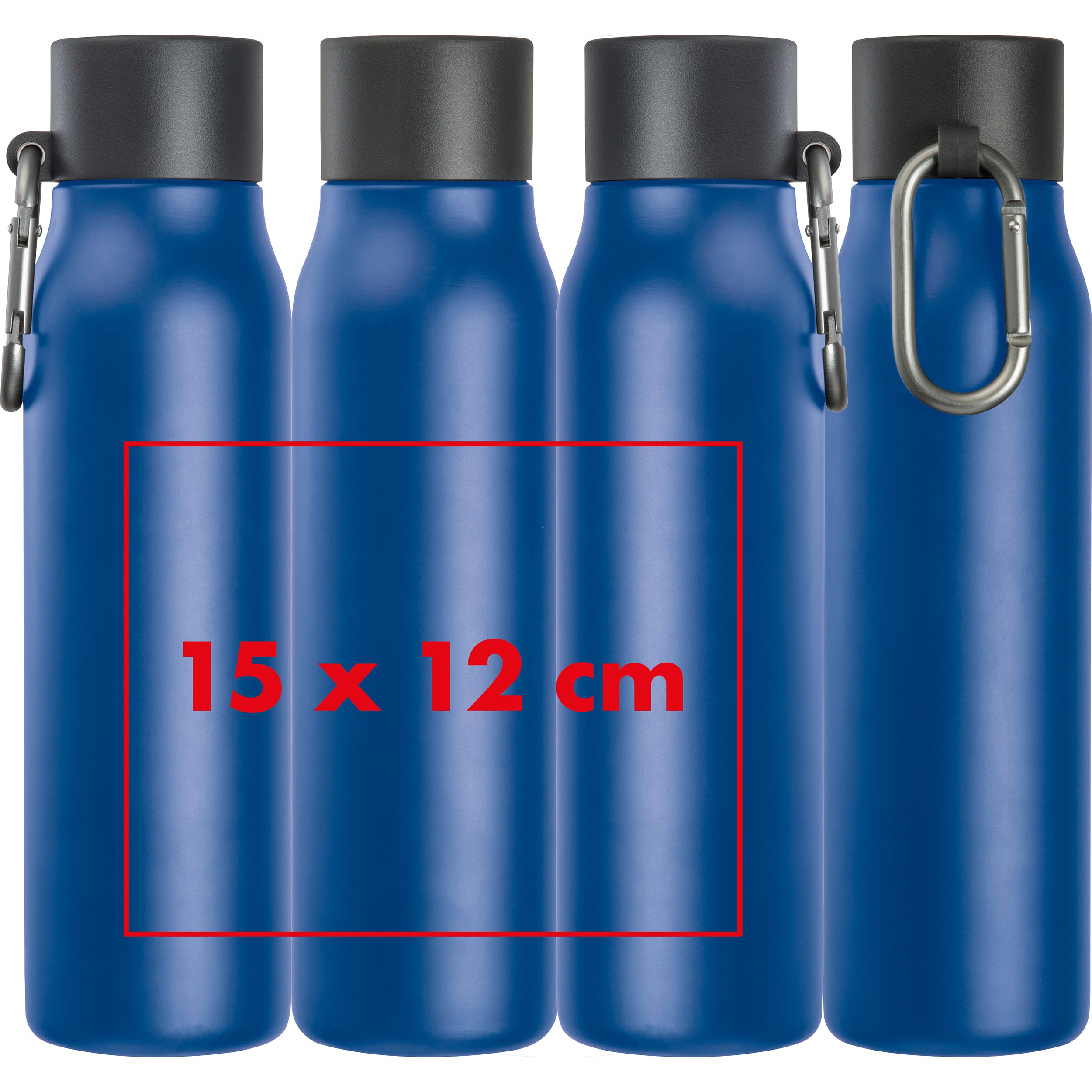 Vakuum Trinkflasche mit Karabiner, 600 ml ANNIE