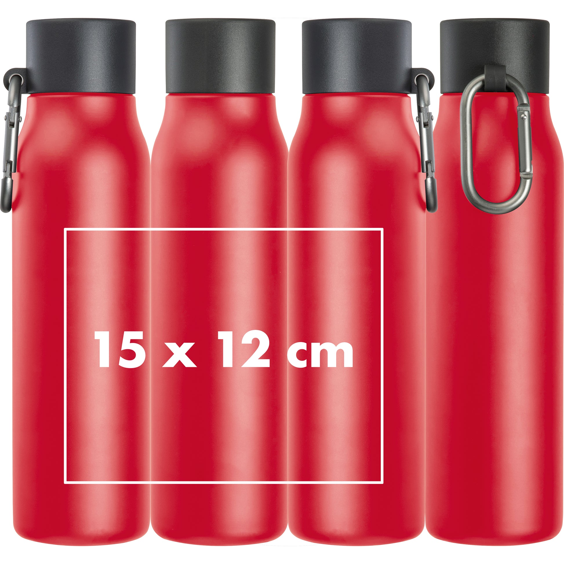 Vakuum Trinkflasche mit Karabiner, 600 ml ANNIE