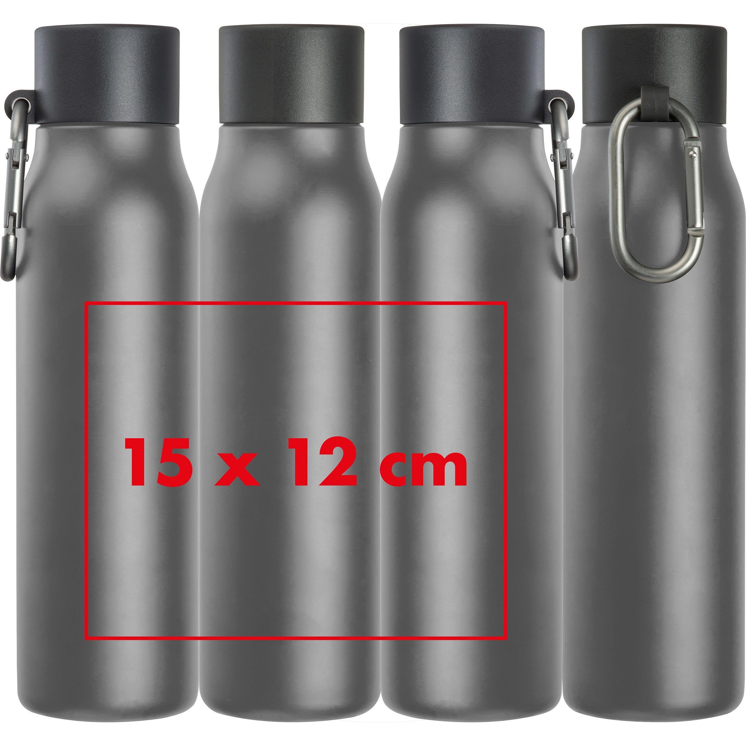 Vakuum Trinkflasche mit Karabiner, 600 ml ANNIE