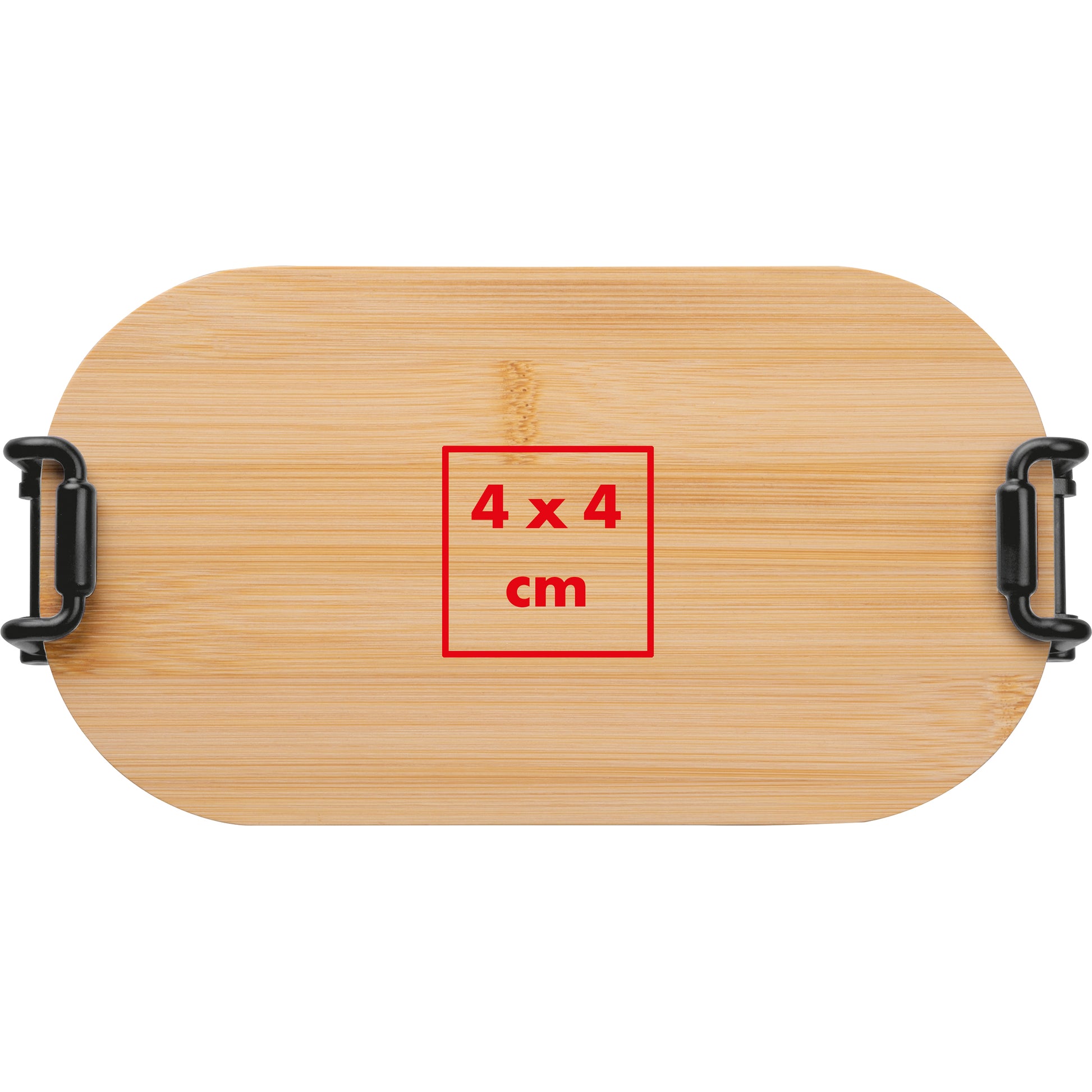 Lunchbox mit Bambusdeckel und Bügelverschluss JAVIER