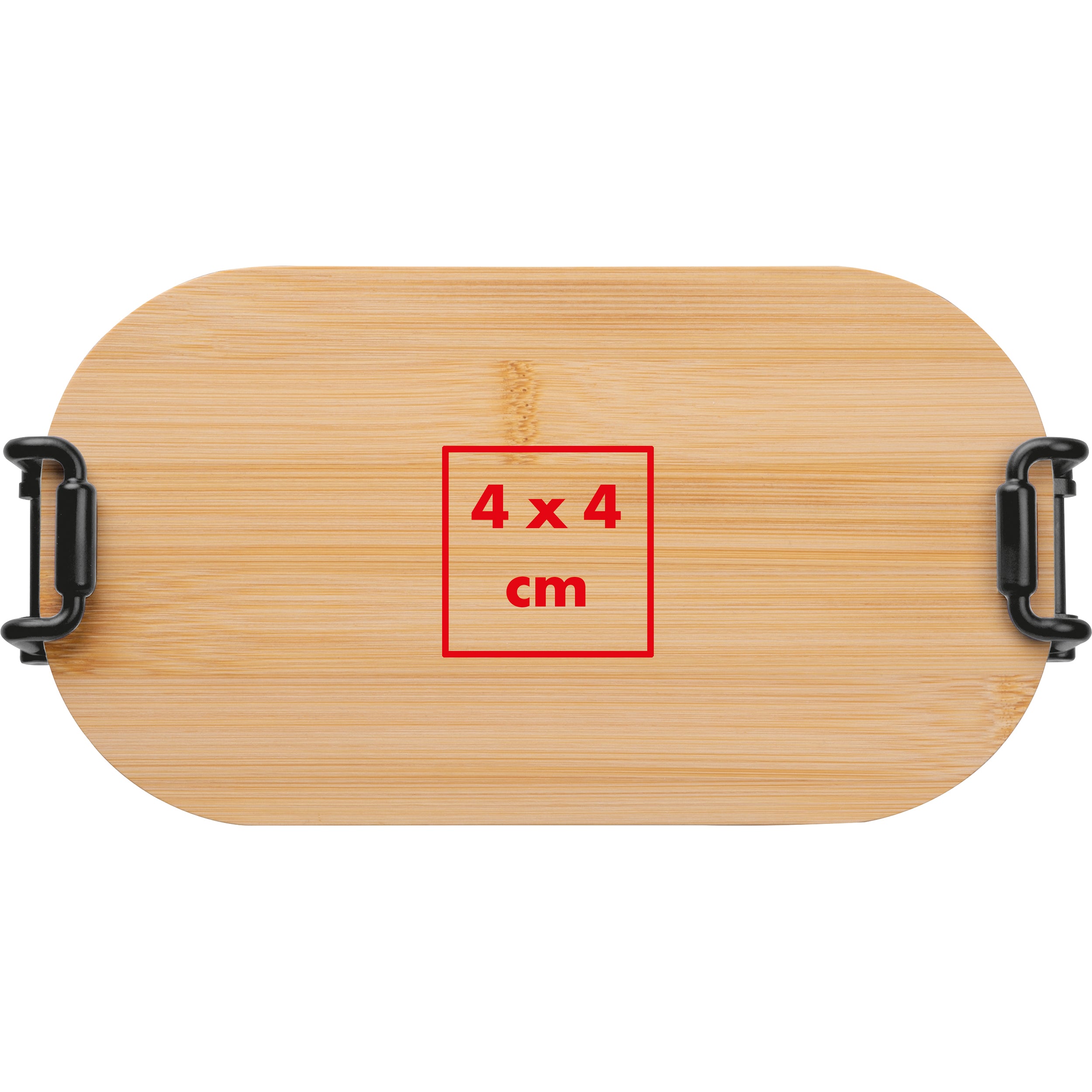 Lunchbox mit Bambusdeckel und Bügelverschluss JAVIER