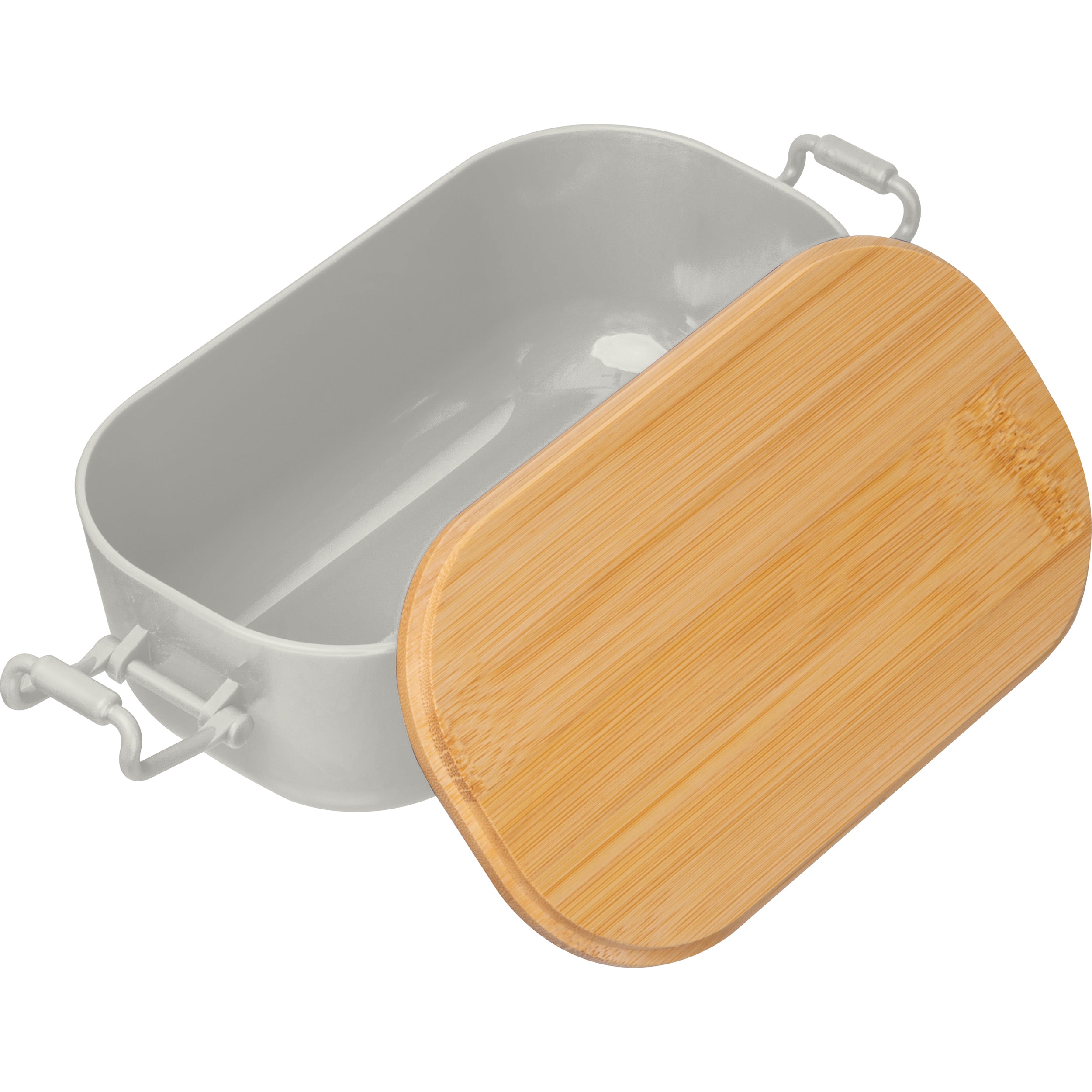 Lunchbox mit Bambusdeckel und Bügelverschluss JAVIER