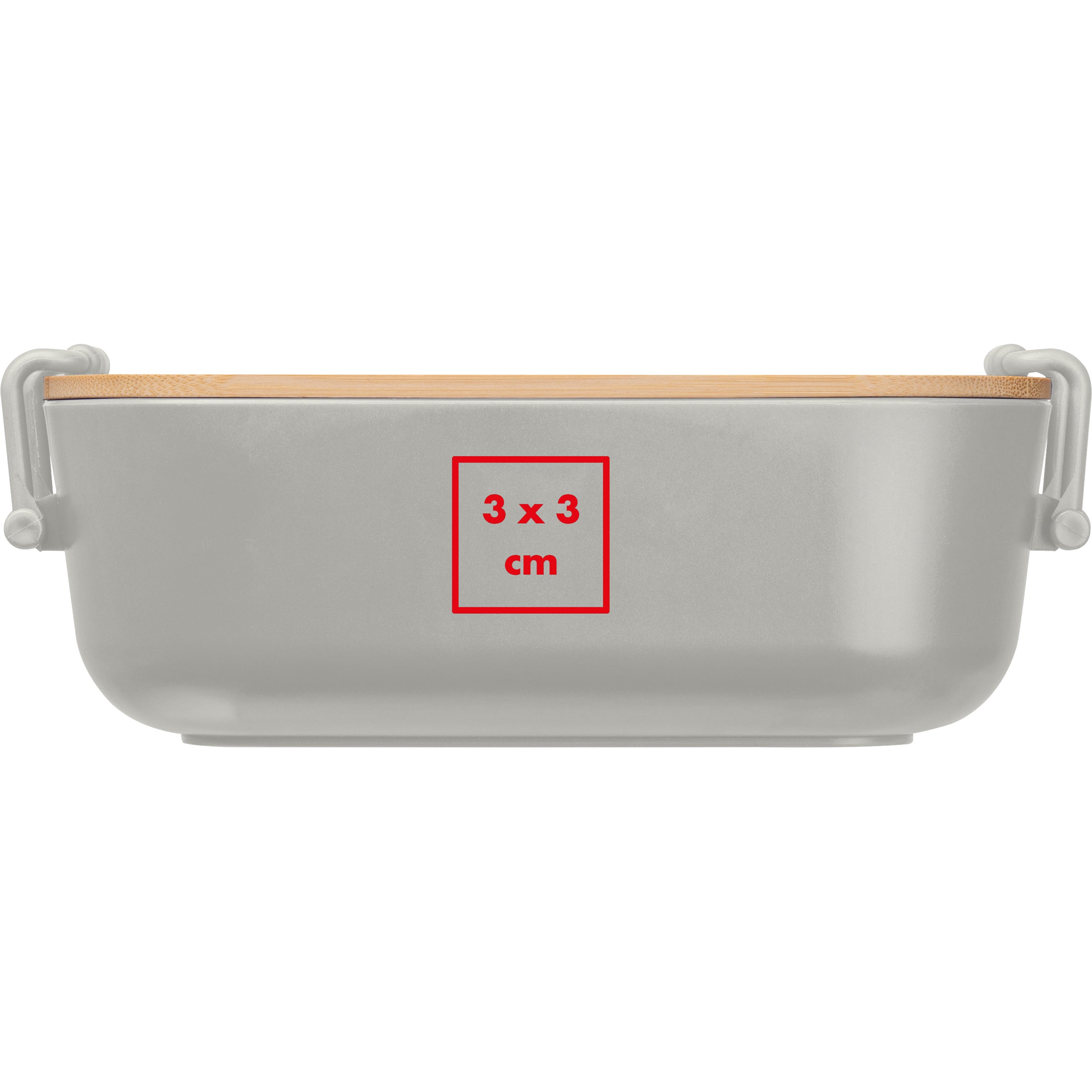 Lunchbox mit Bambusdeckel und Bügelverschluss JAVIER