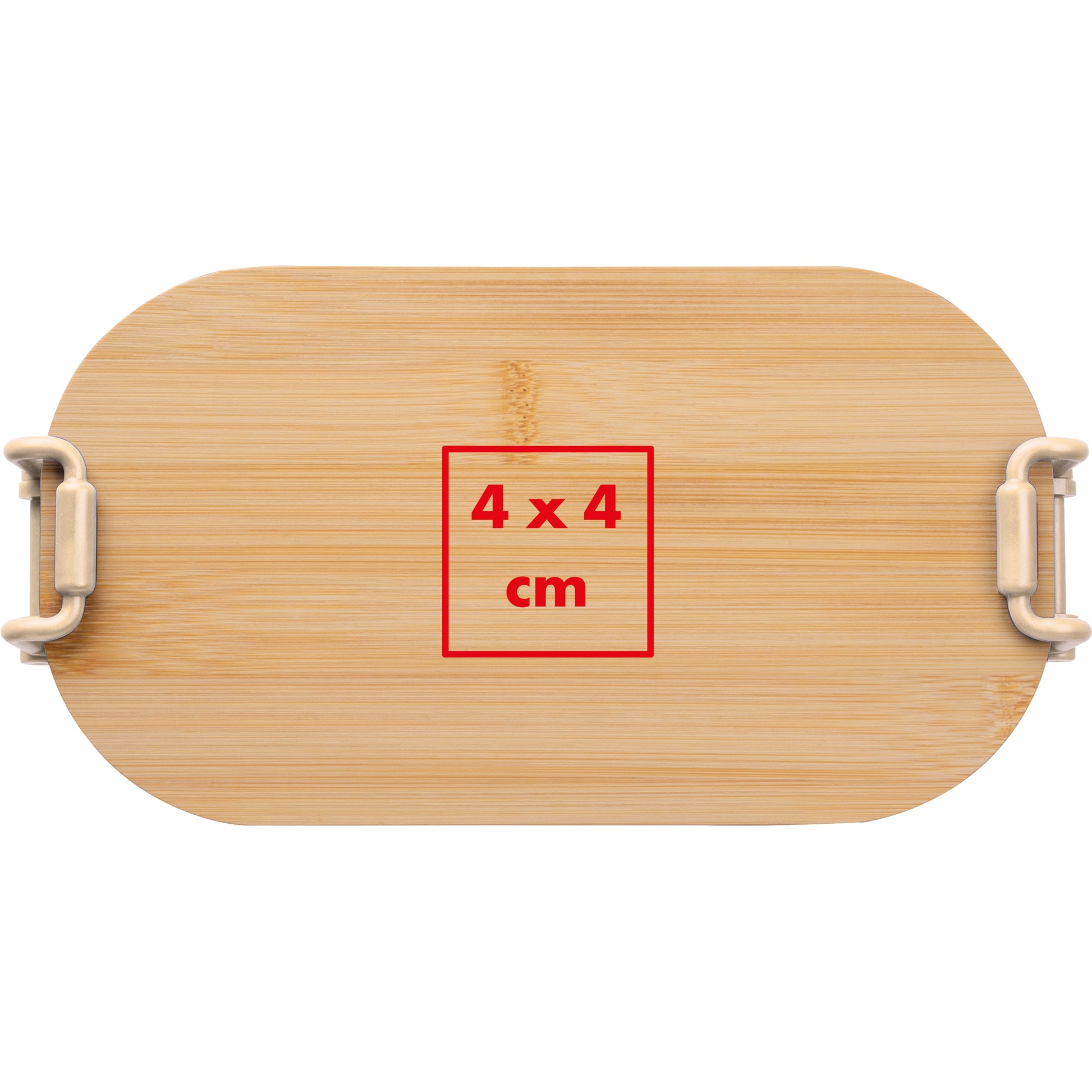 Lunchbox mit Bambusdeckel und Bügelverschluss JAVIER