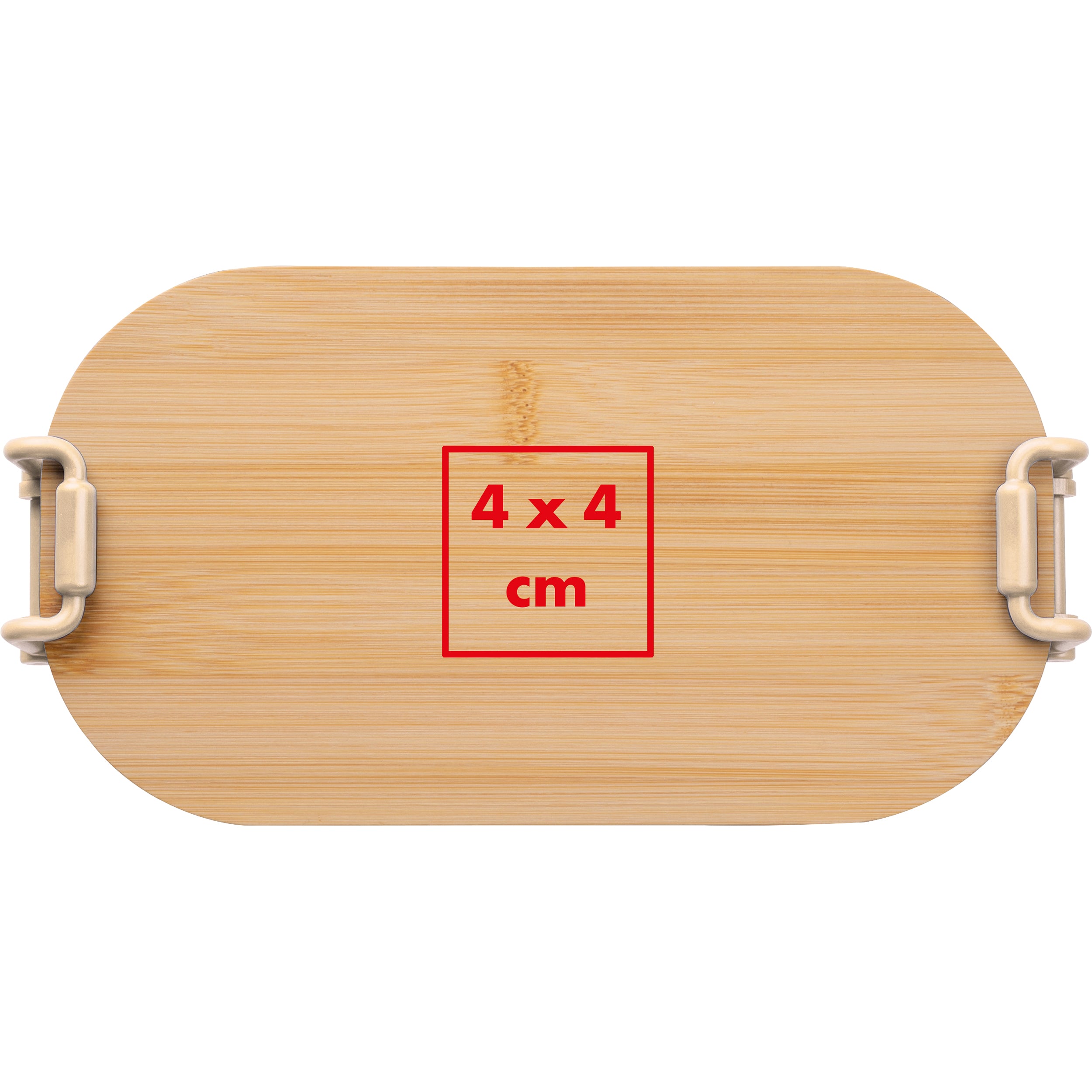 Lunchbox mit Bambusdeckel und Bügelverschluss JAVIER