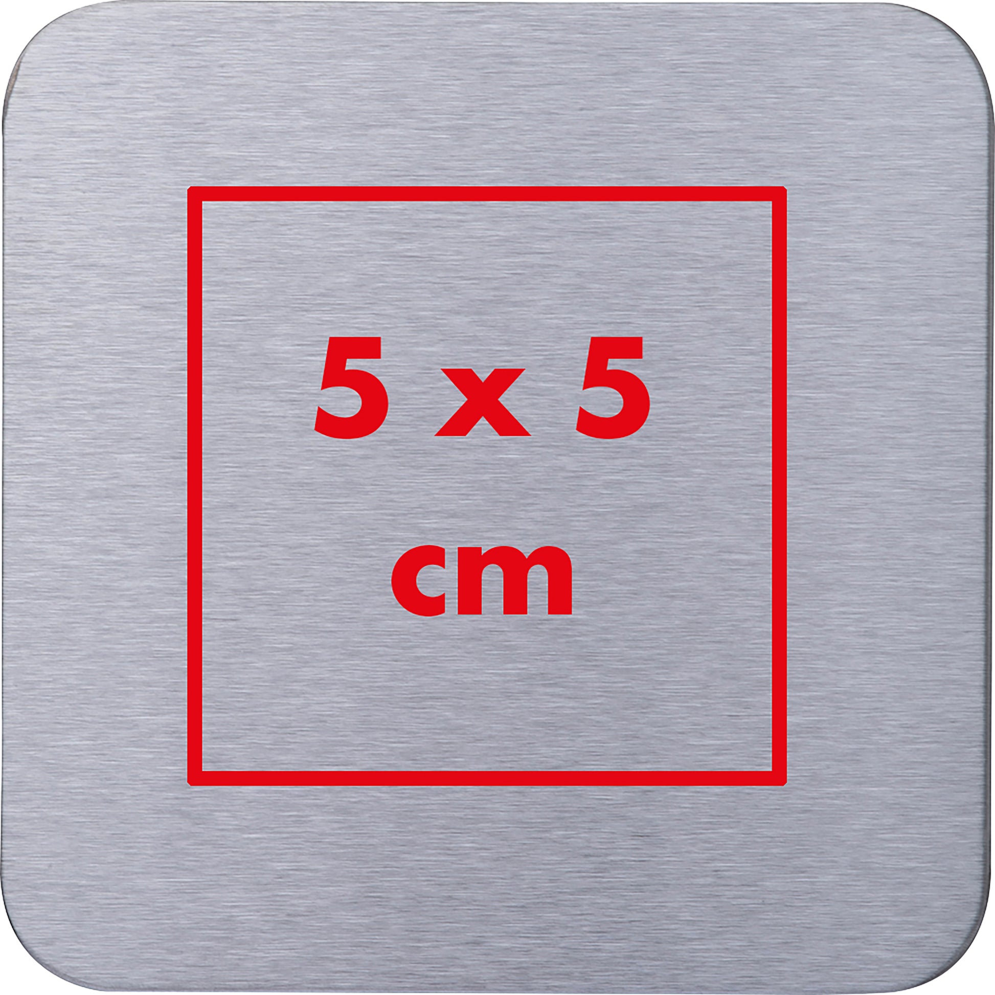 6-teiliges Untersetzer Set aus Edelstahl MATILDE
