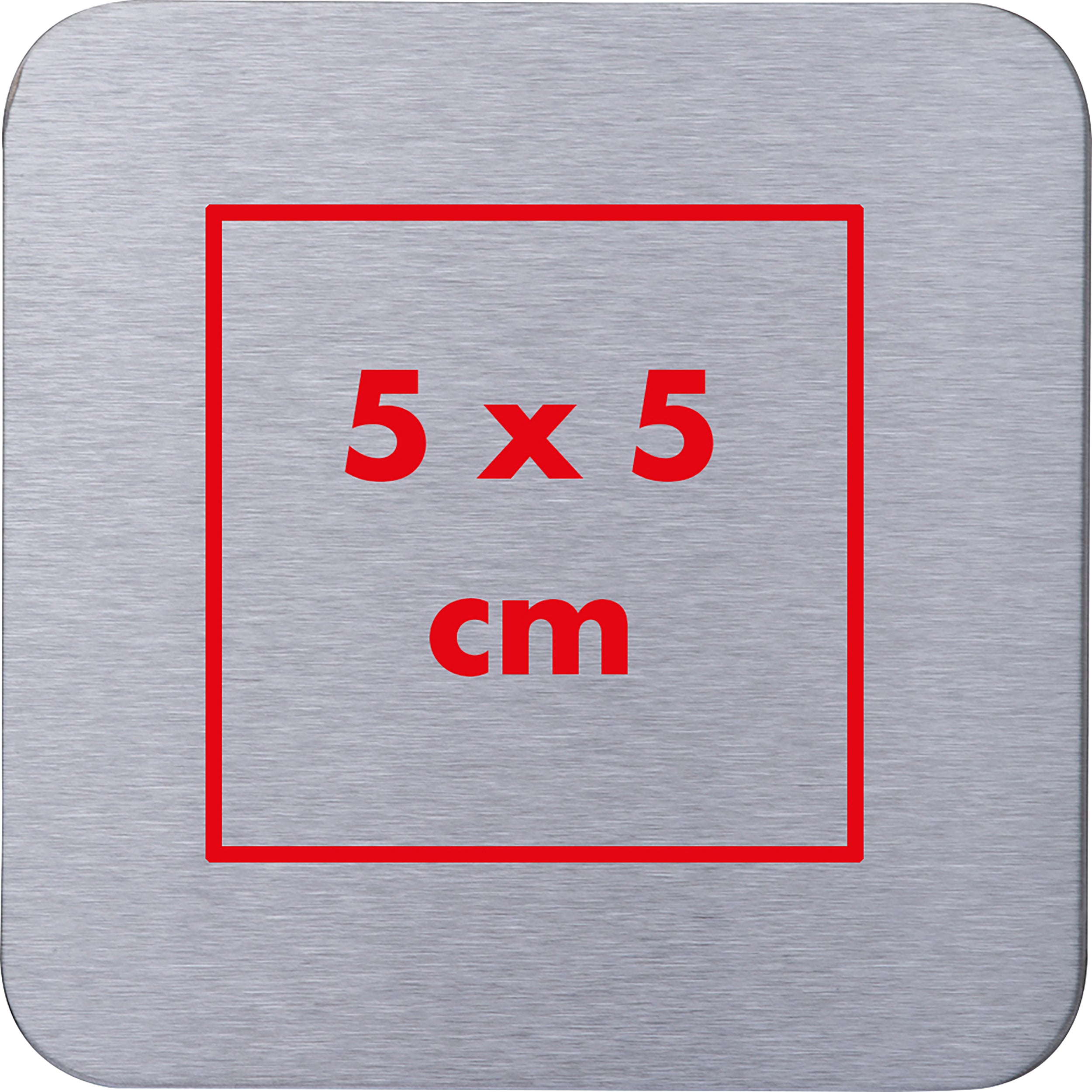 6-teiliges Untersetzer Set aus Edelstahl MATILDE