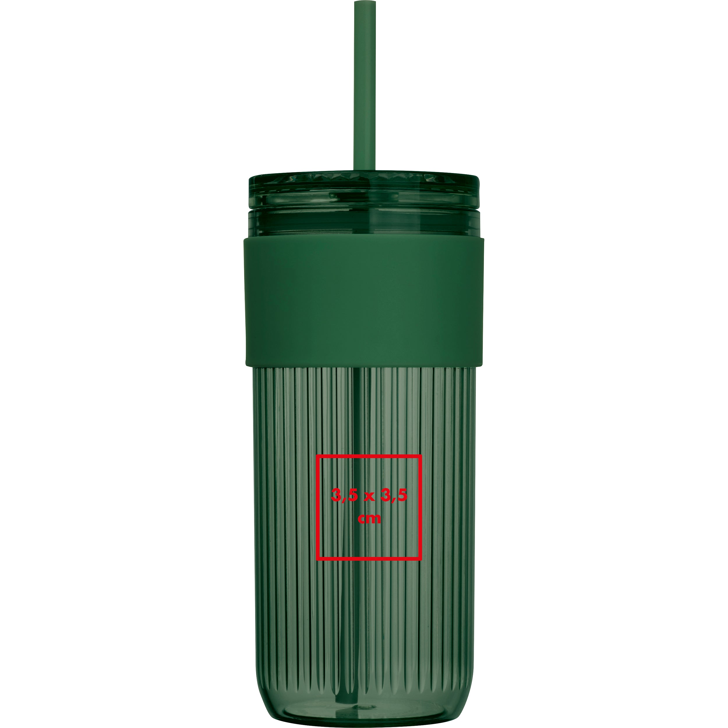 Becher mit Trinkhalm, 660 ml SOLEDAD