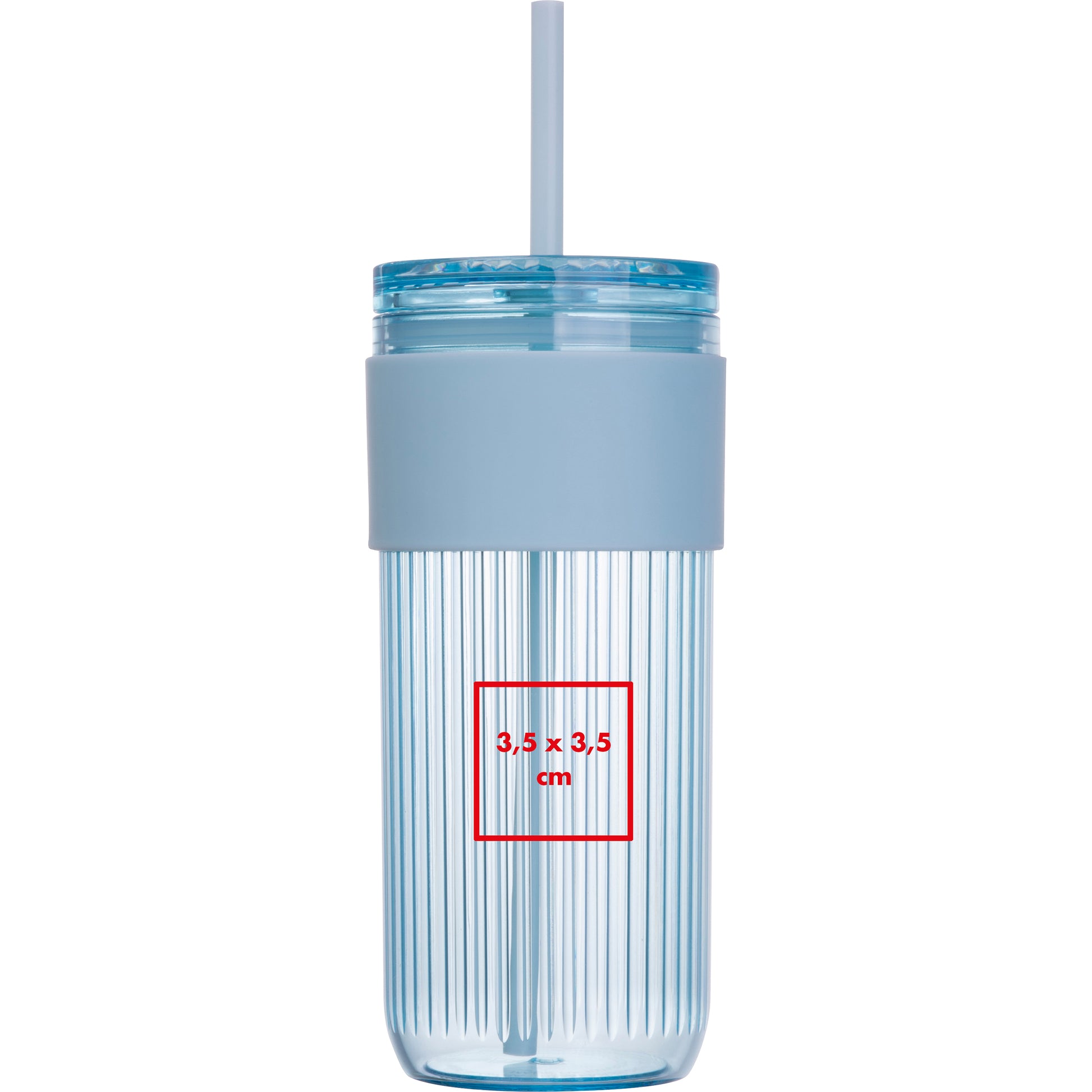 Becher mit Trinkhalm, 660 ml SOLEDAD