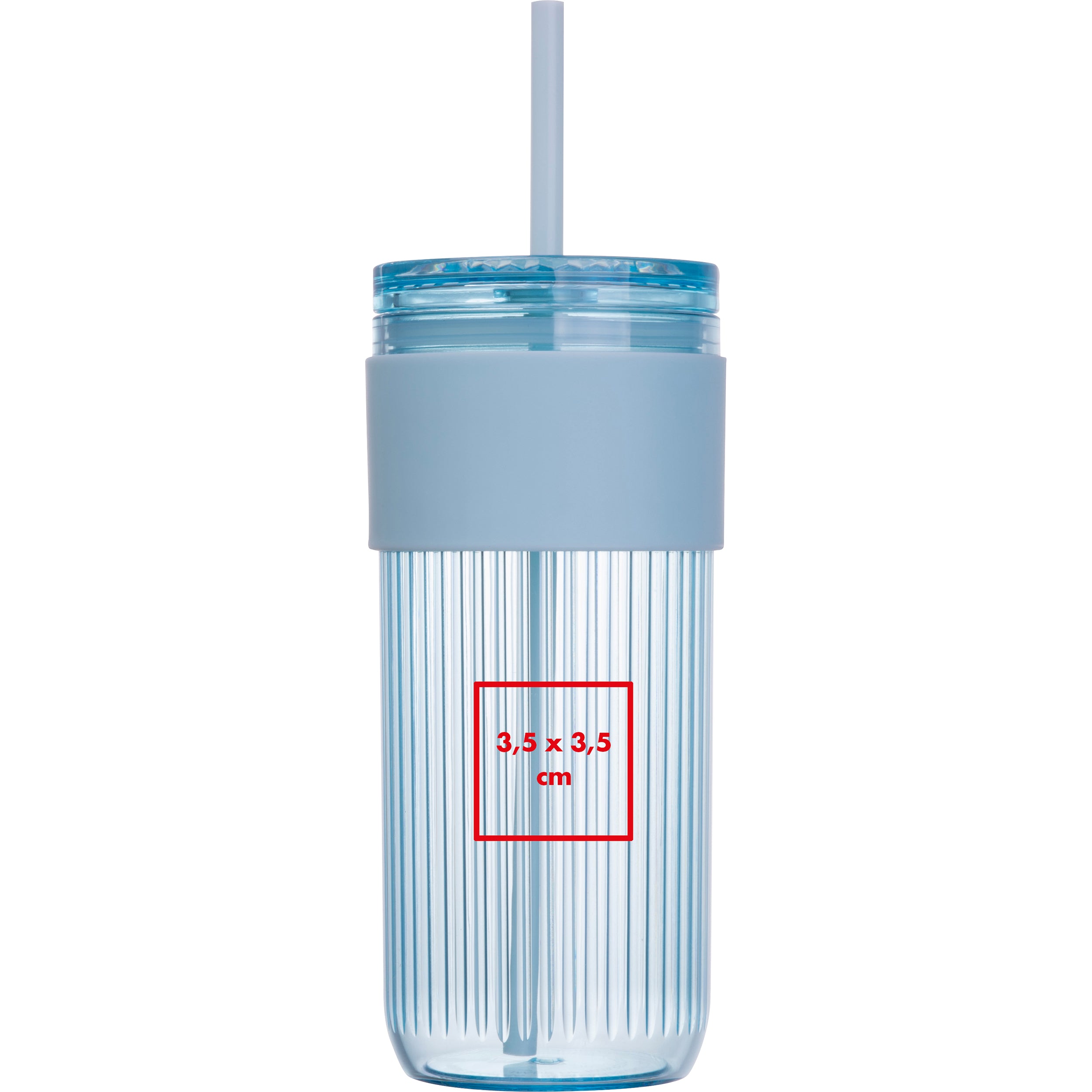 Becher mit Trinkhalm, 660 ml SOLEDAD