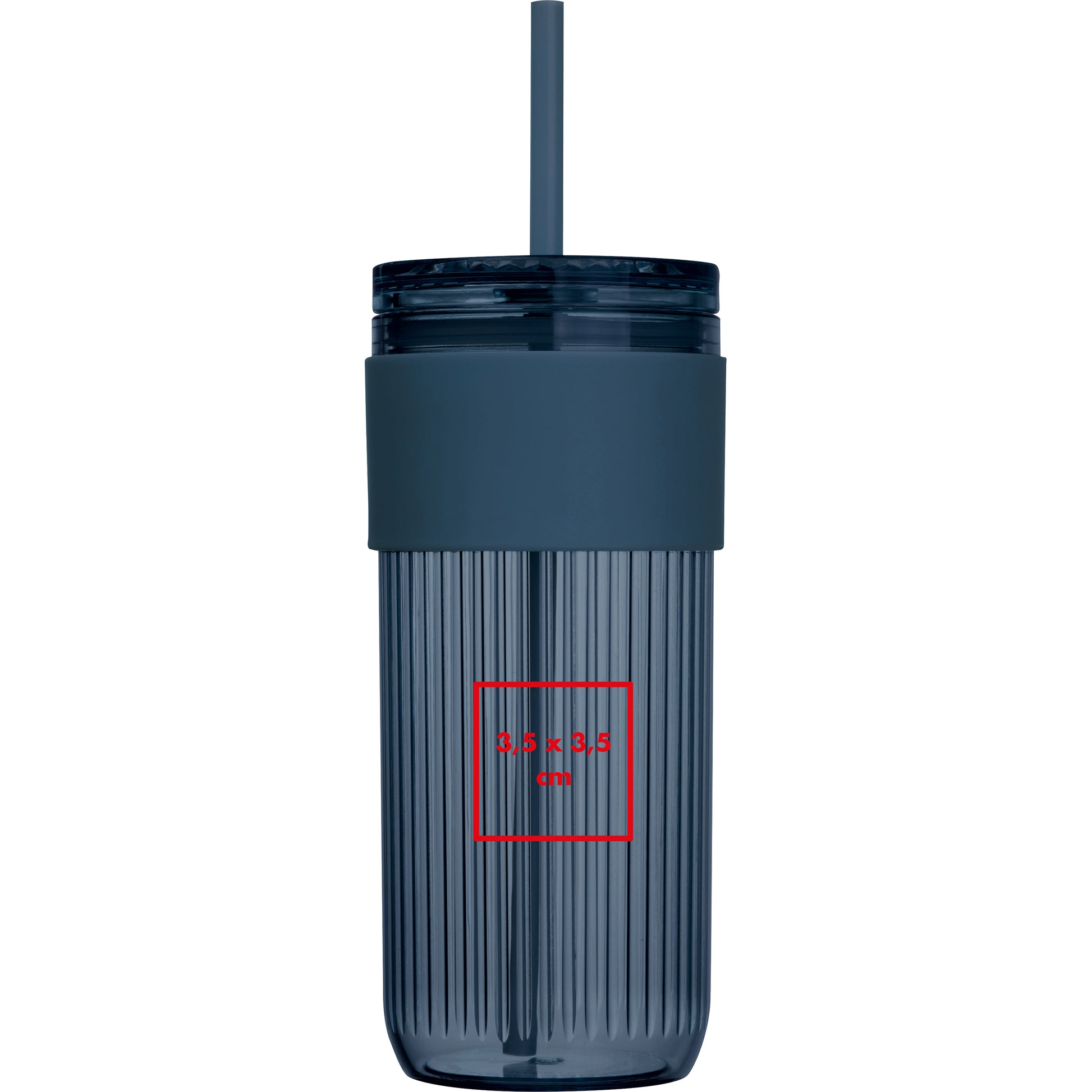 Becher mit Trinkhalm, 660 ml SOLEDAD