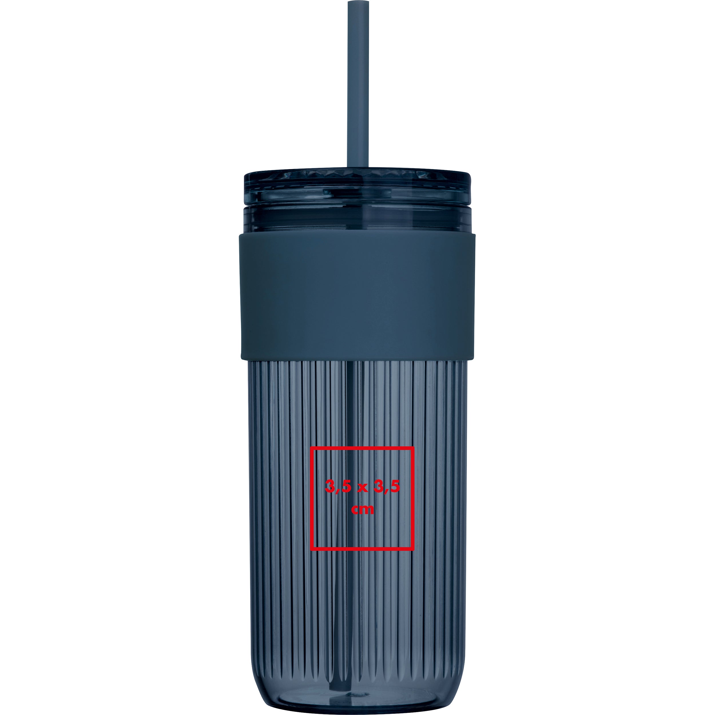 Becher mit Trinkhalm, 660 ml SOLEDAD
