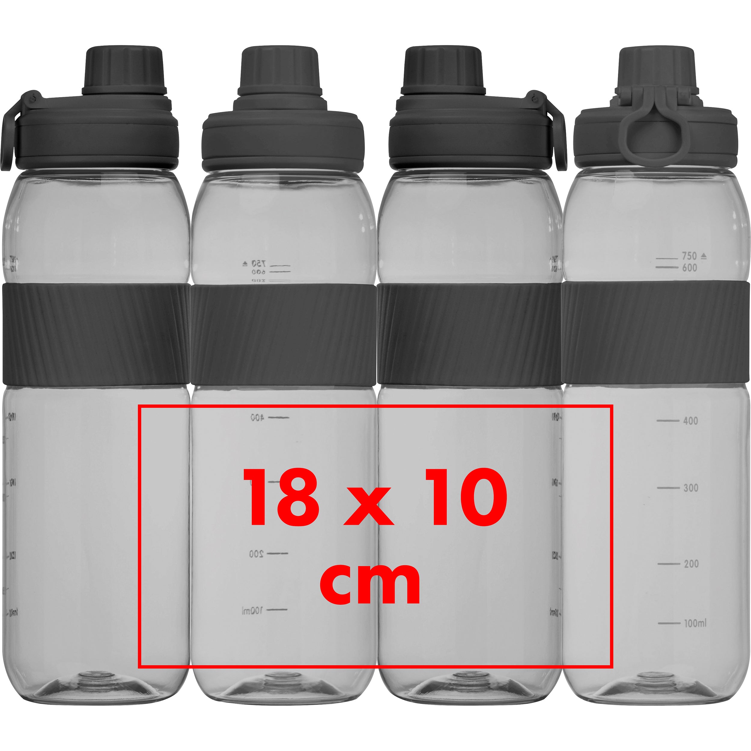 Tritan Trinkflasche mit Silikongriff LUCREZIA