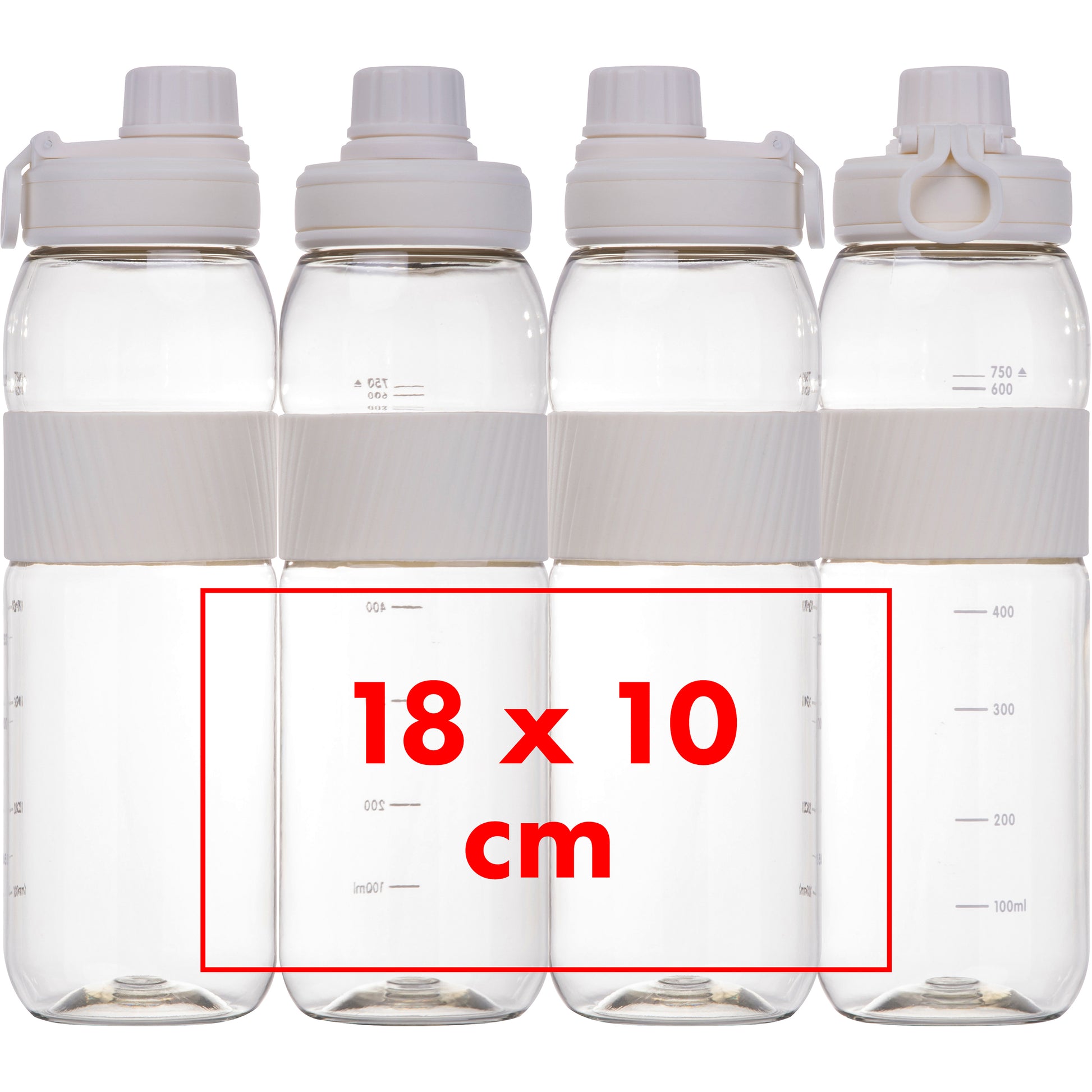 Tritan Trinkflasche mit Silikongriff LUCREZIA