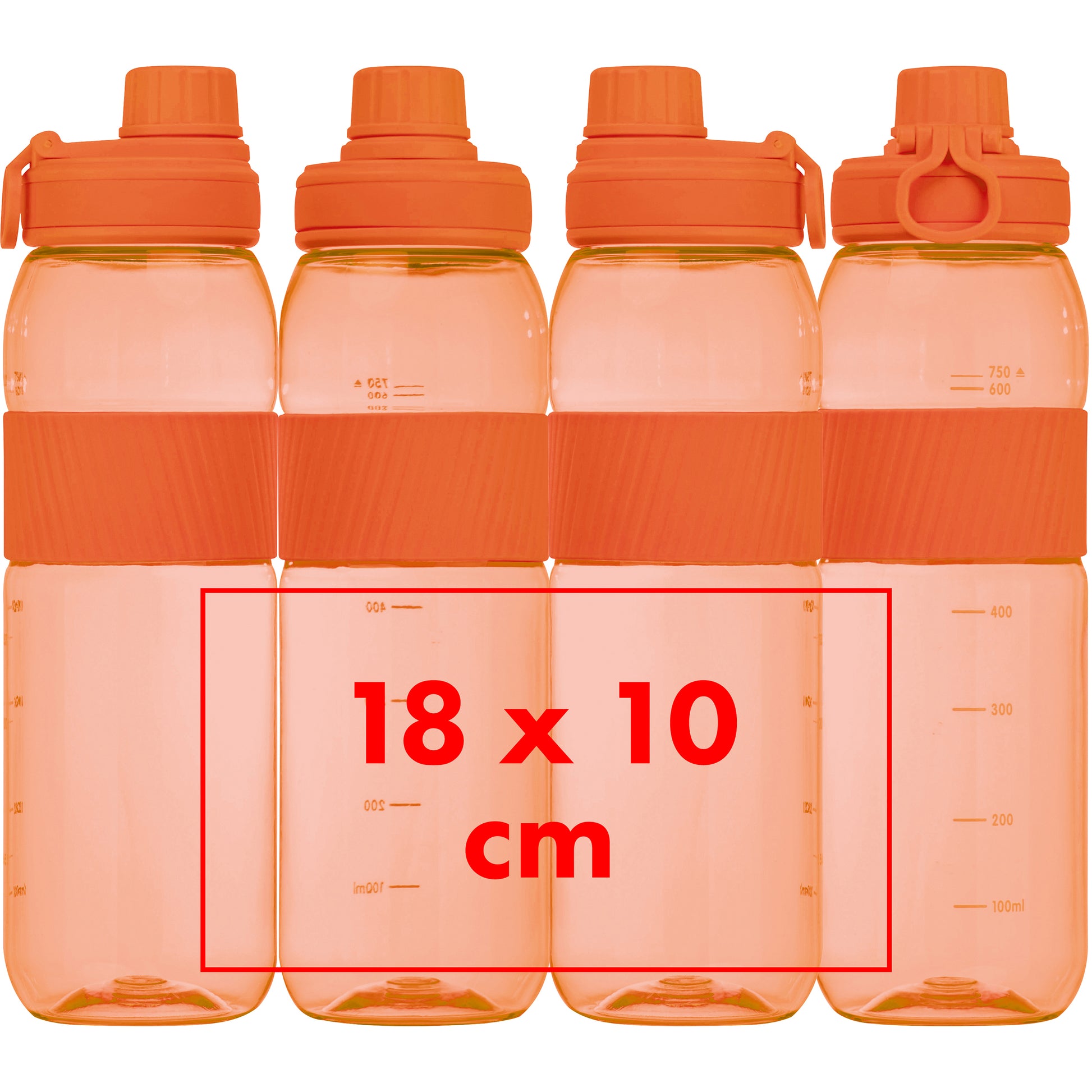 Tritan Trinkflasche mit Silikongriff LUCREZIA