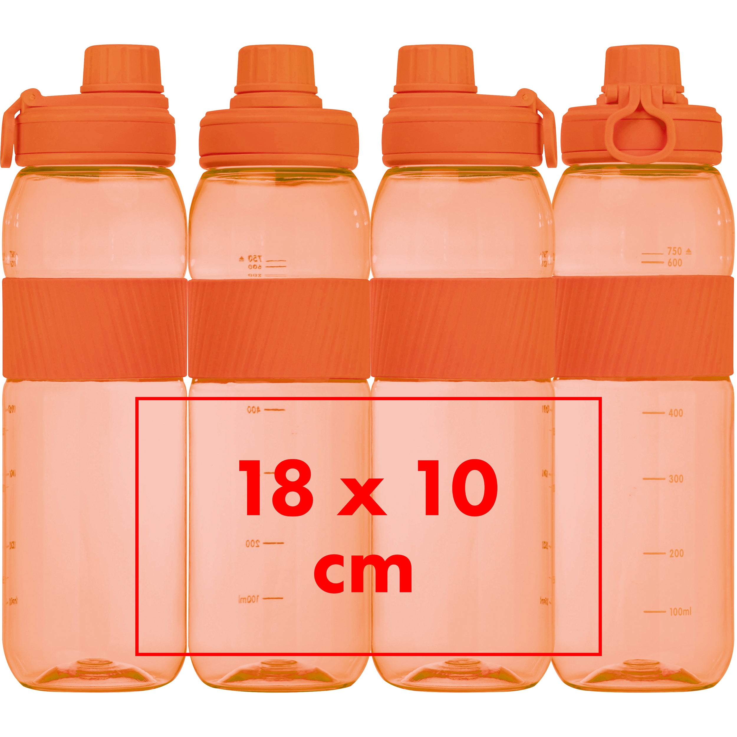 Tritan Trinkflasche mit Silikongriff LUCREZIA