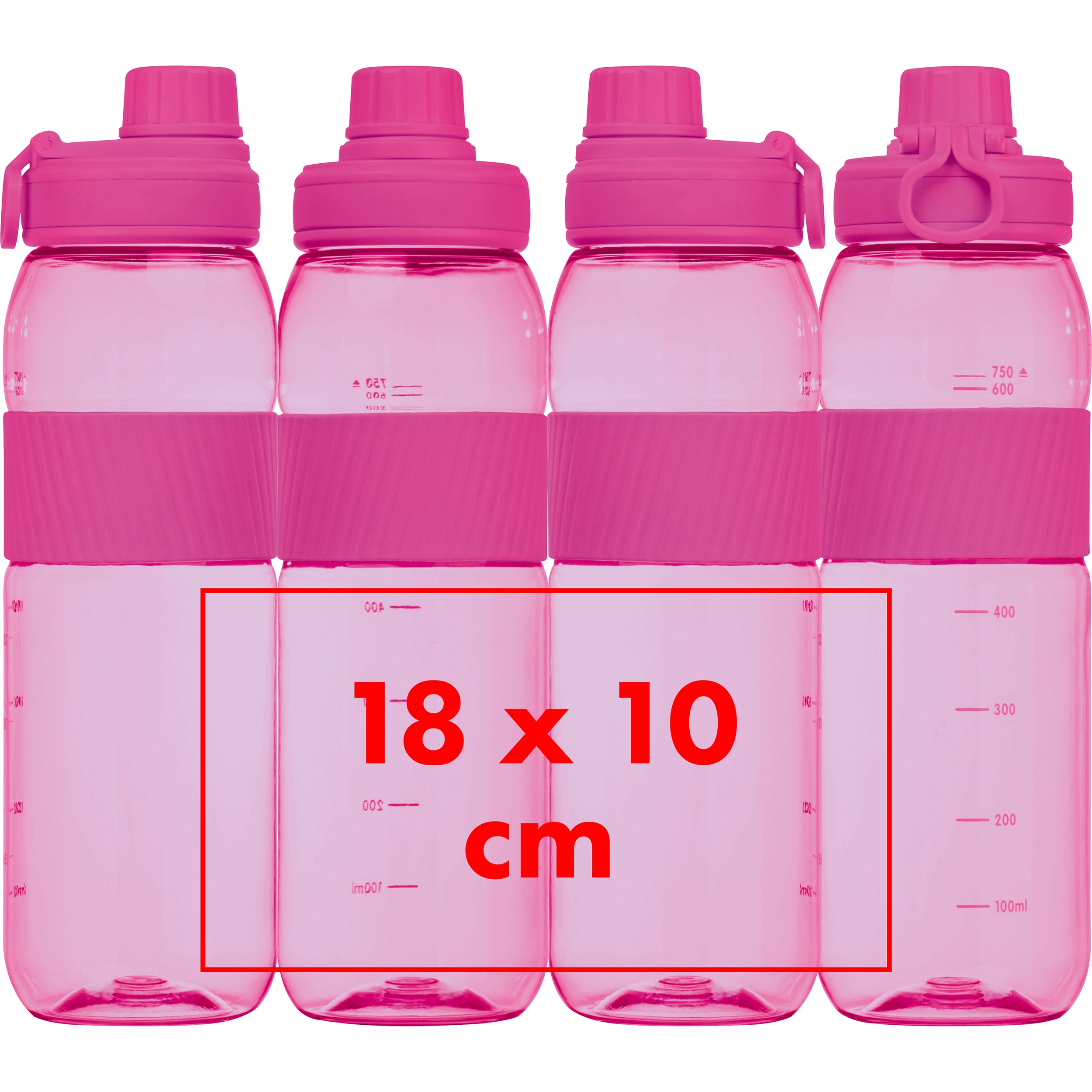 Tritan Trinkflasche mit Silikongriff LUCREZIA