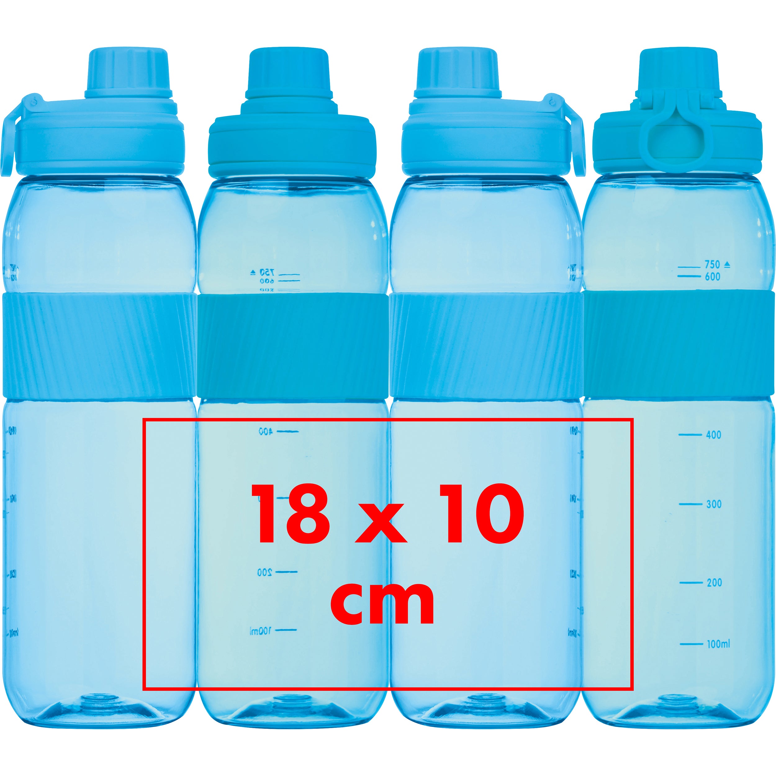 Tritan Trinkflasche mit Silikongriff LUCREZIA