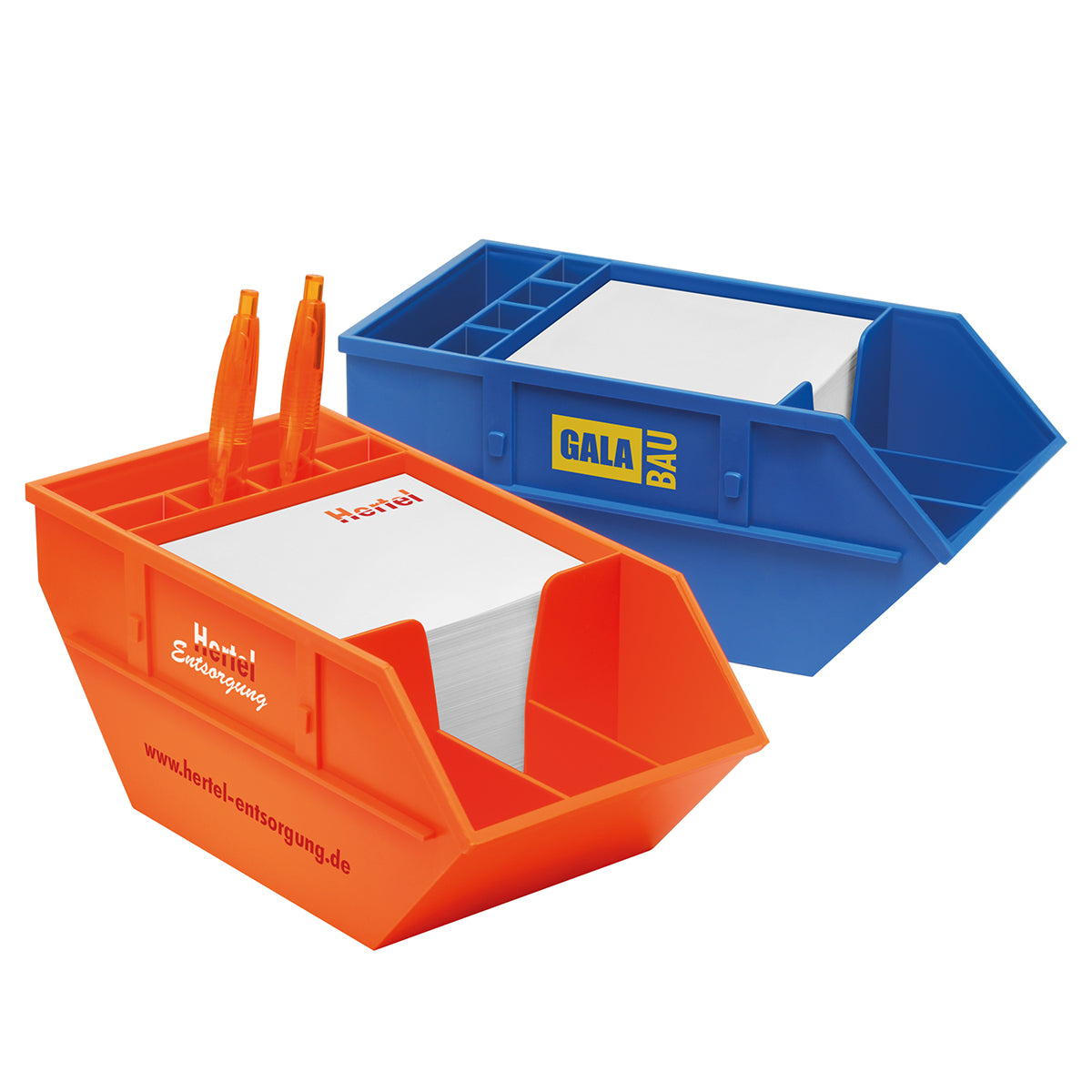 Zettelbox mit Köcher "Container" – Bild 2