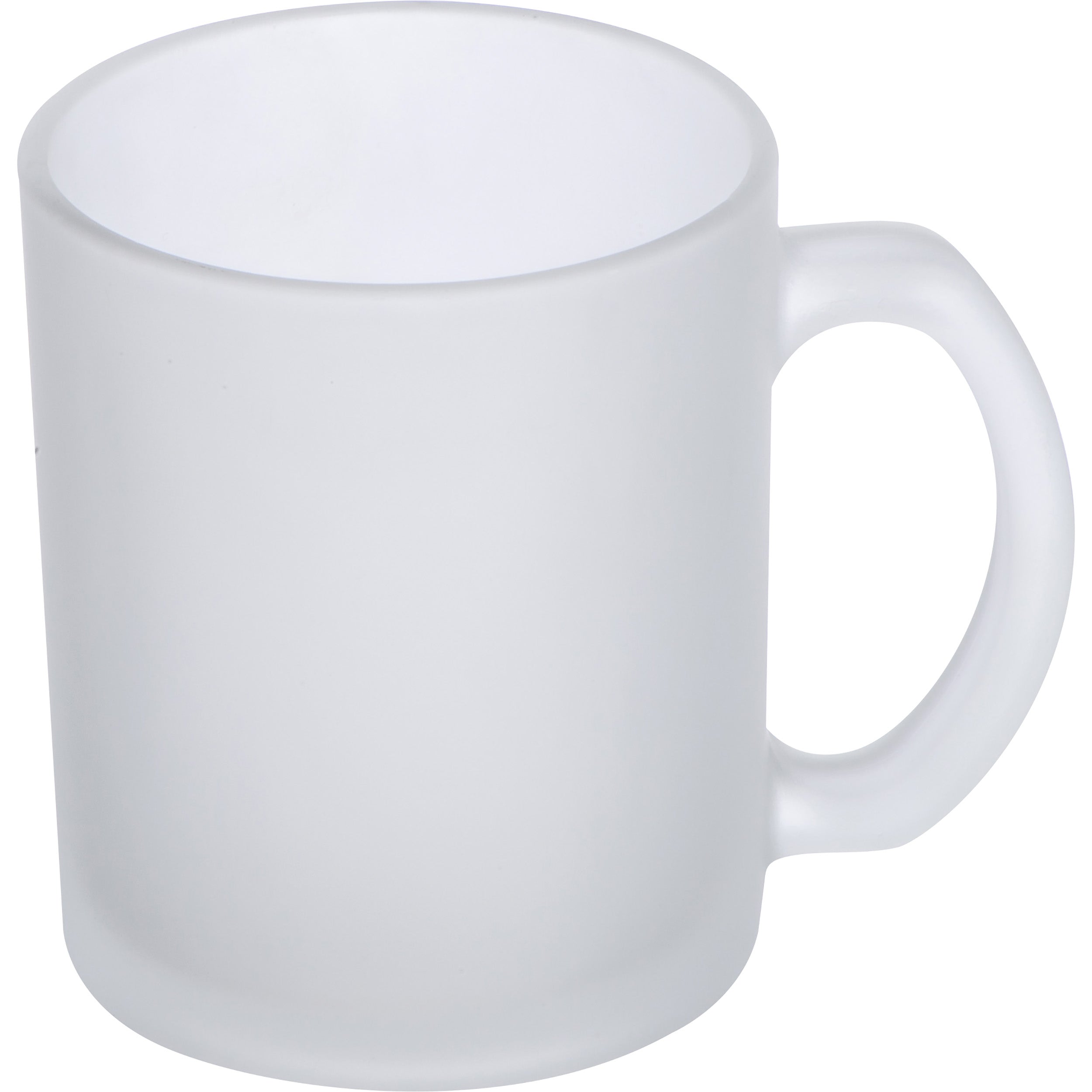 Glastasse weiß gefrostet, 300 ml ANGELIKA