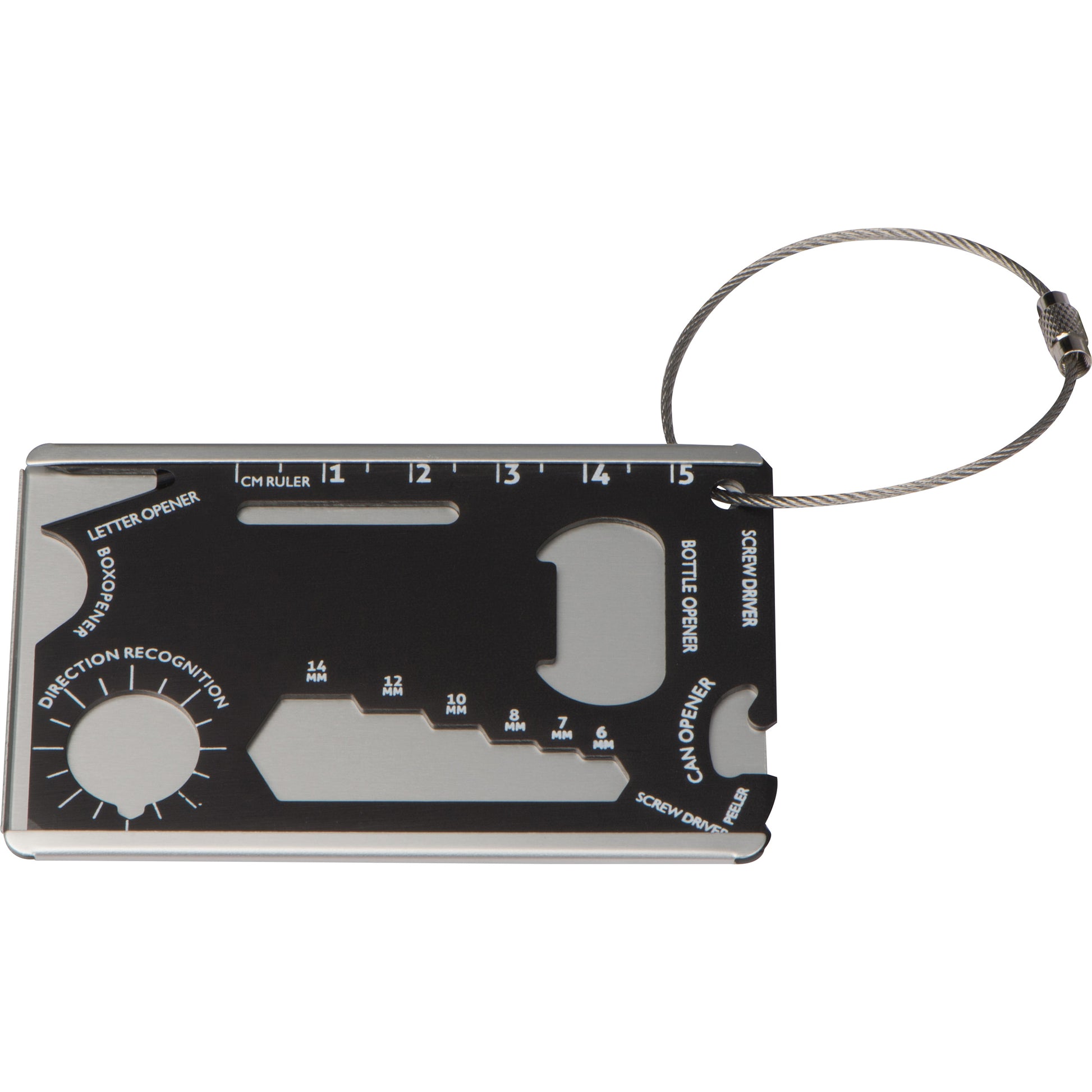 Survival Kofferanhänger aus Aluminium BENNO