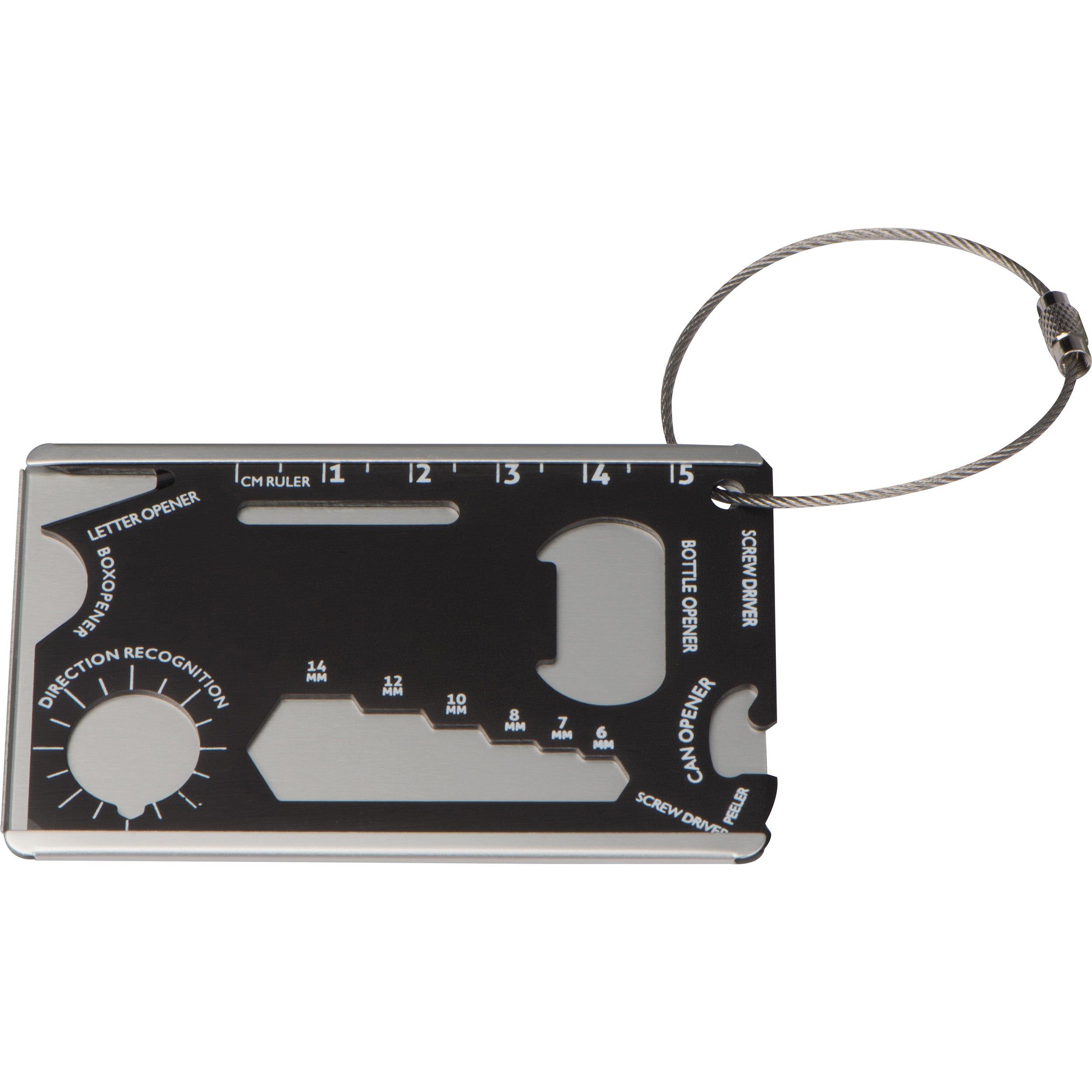 Survival Kofferanhänger aus Aluminium BENNO