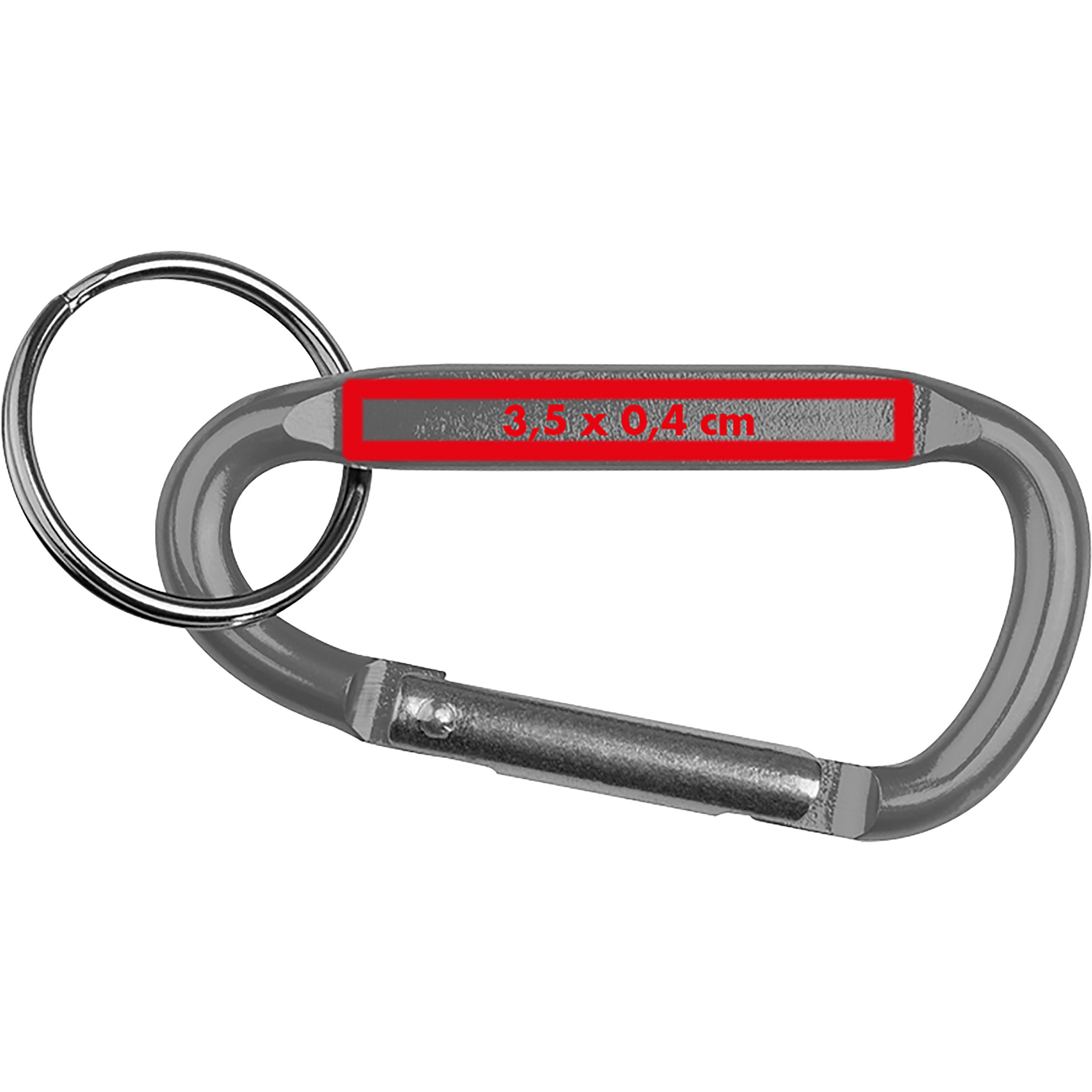 Schlüsselanhänger mit Karabinerhaken LEAH