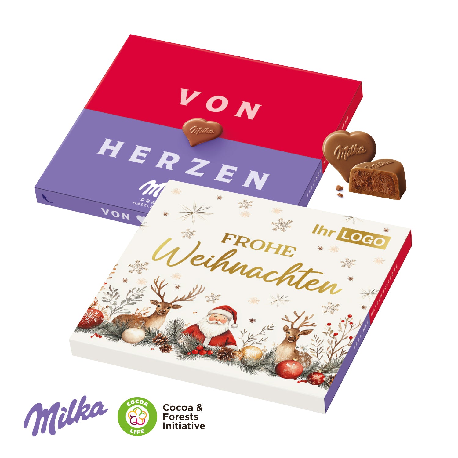 Milka Von Herzen Schokoladenpräsent – Produktansicht