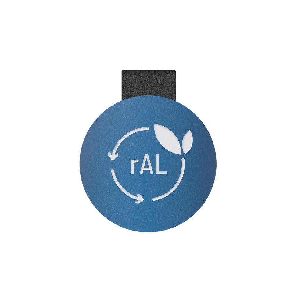 CONVEX. Recyceltes Aluminium (100% rAL) - und Recyceltes ABS-Kugelschreiber mit Clip – zusätzliche Ansicht