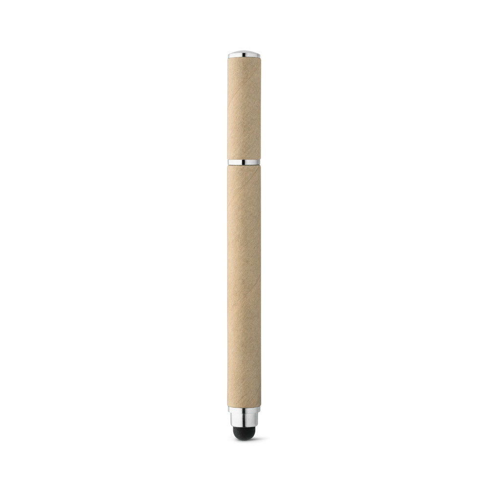 PAPYRUS. Kugelschreiber aus Kraftpapier und ABS mit Touchpen-Spitze – zusätzliche Ansicht