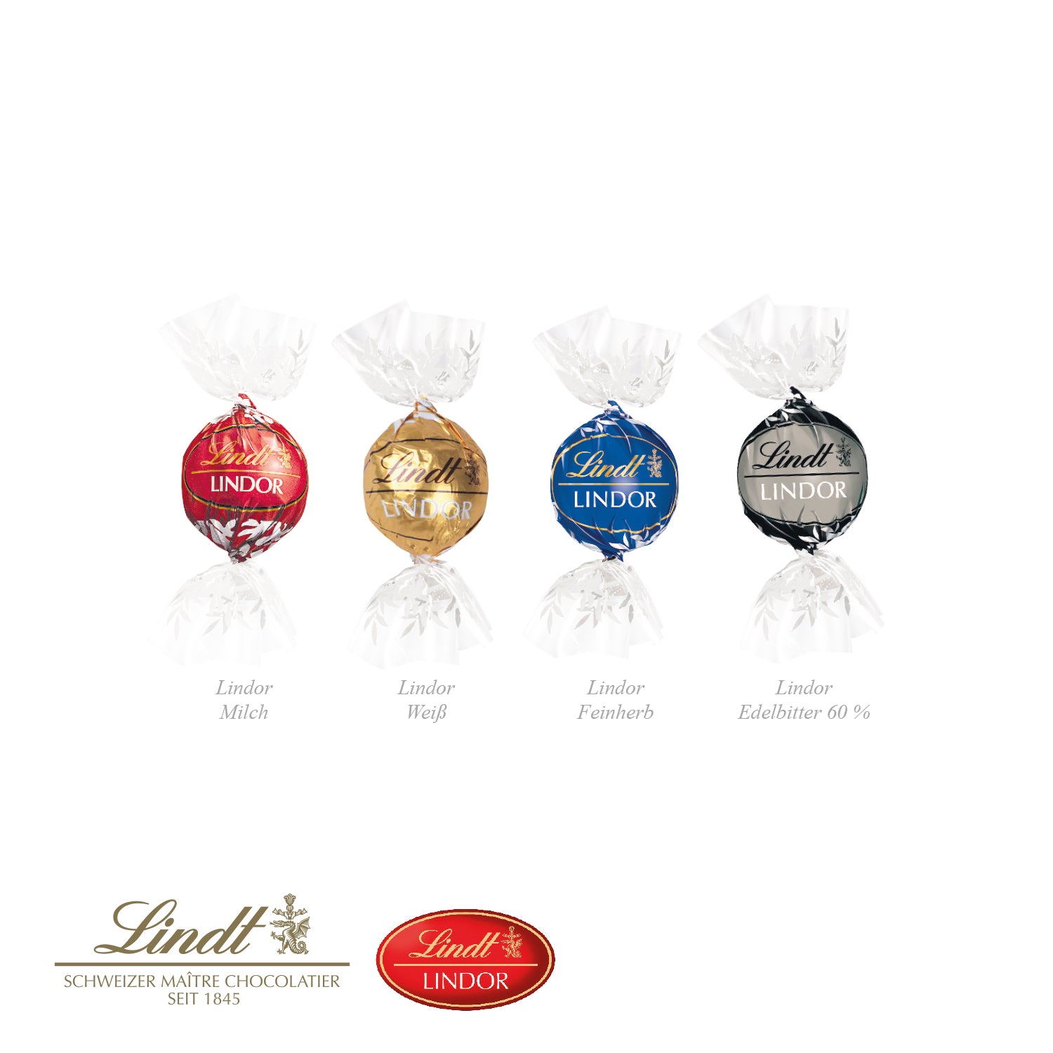 Lindor Präsent, 4er – Füllung