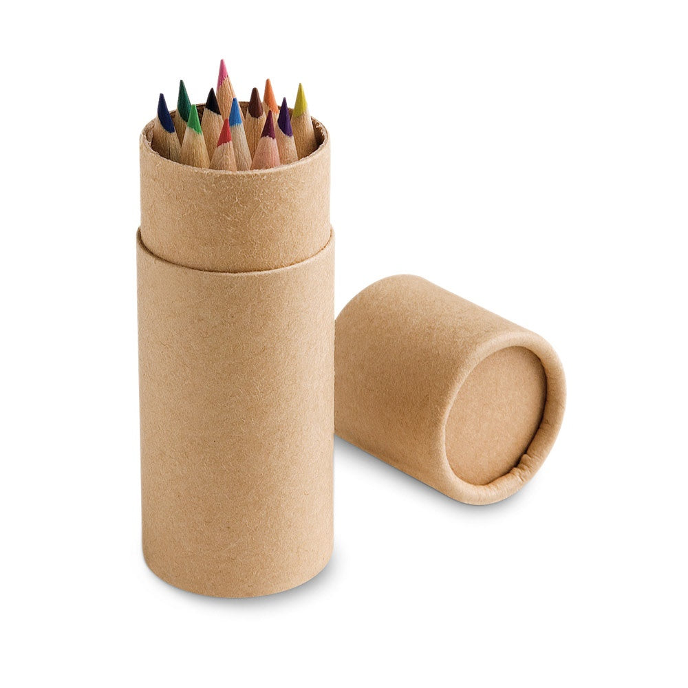 CYLINDER. Buntstift Schachtel mit 12 Buntstiften – zusätzliche Ansicht