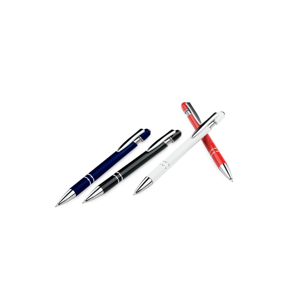 NEIL. Kugelschreiber mit Gehäuse aus recyceltem Aluminium (100% rAL) und Touch-Pen Druckknopf – zusätzliche Ansicht
