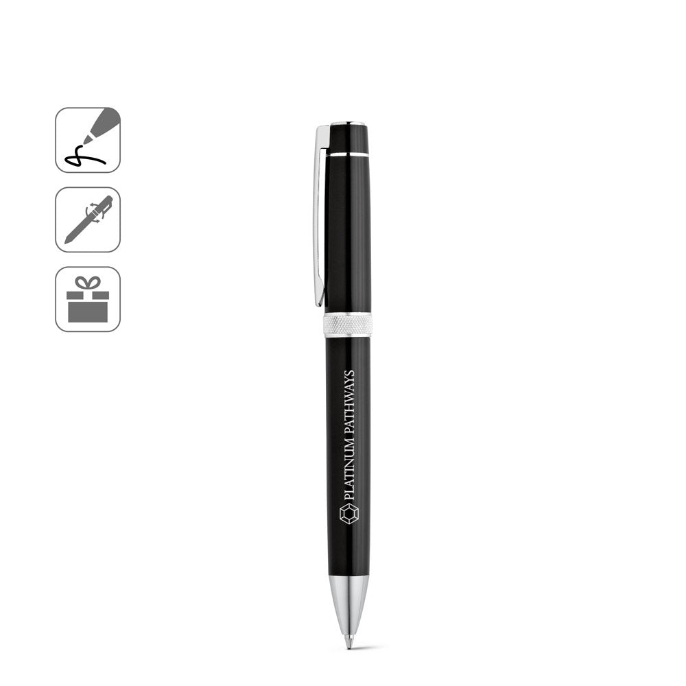 DOURO. Metall-Roller und Kugelschreiber-Set mit Clip