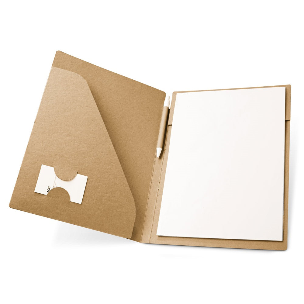 POE. A4-Dokumentenmappe aus 100 % Recyclingpapier (450 g/m²) – zusätzliche Ansicht