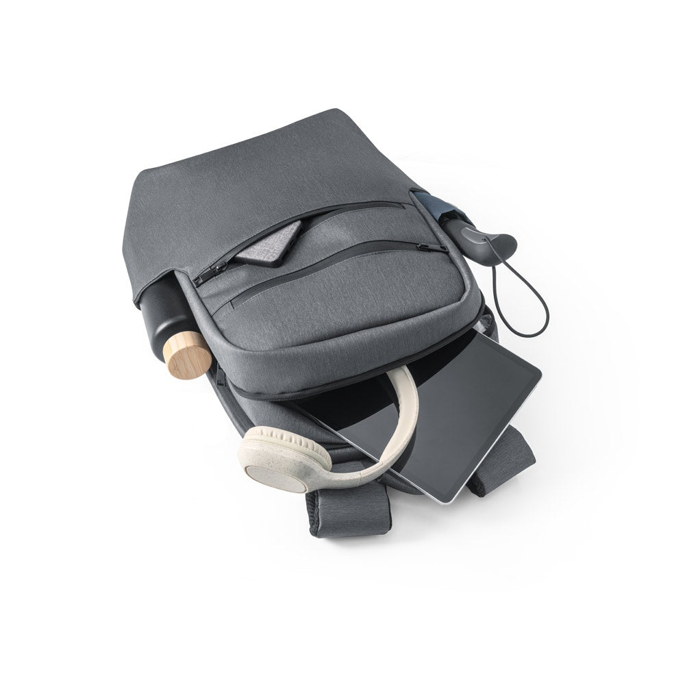 BROOKLYN. Wasserdichter Laptop-Rucksack 15'' aus 2Tone-Nylon – zusätzliche Ansicht