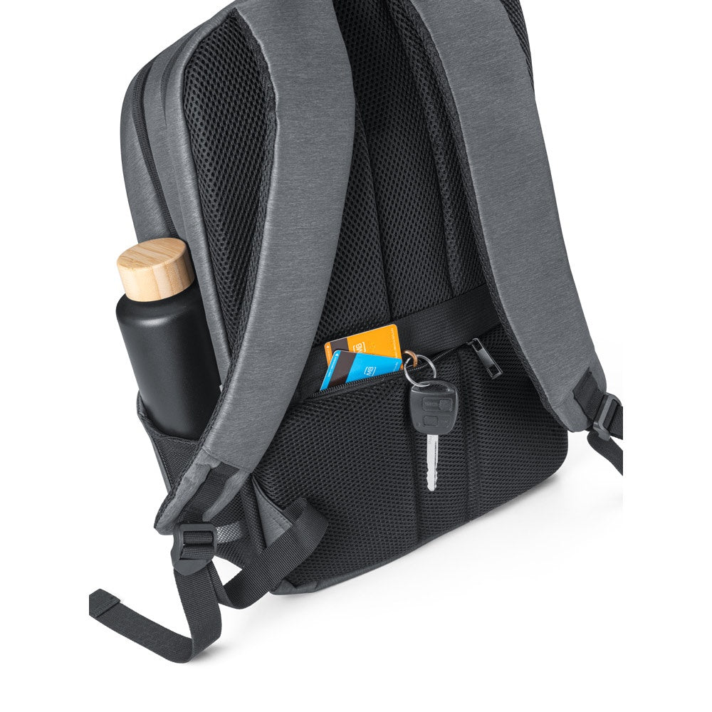BROOKLYN. Wasserdichter Laptop-Rucksack 15'' aus 2Tone-Nylon – zusätzliche Ansicht