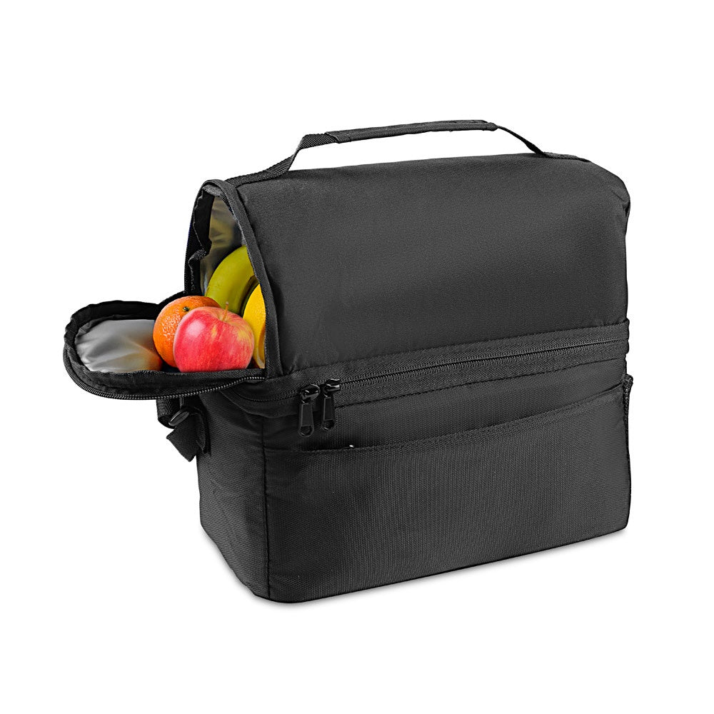 ZIPPERS COOLER. Kühltasche mit 8'5l Volumen aus 300D und 840D Jacquard – zusätzliche Ansicht