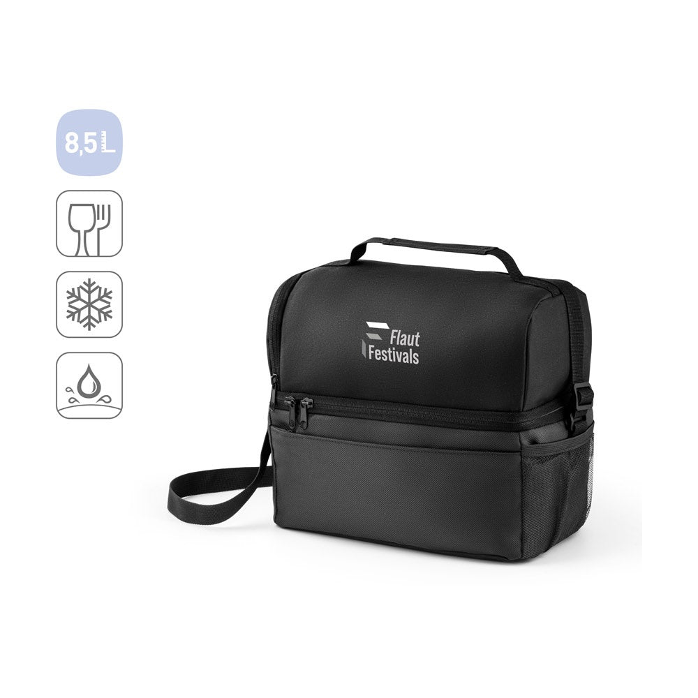 ZIPPERS COOLER. Kühltasche mit 8'5l Volumen aus 300D und 840D Jacquard