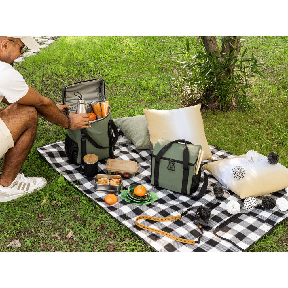 ROMA L. Gepolsterter Thermorucksack aus recyceltem Polyester 600D Ripstop 16 L – zusätzliche Ansicht