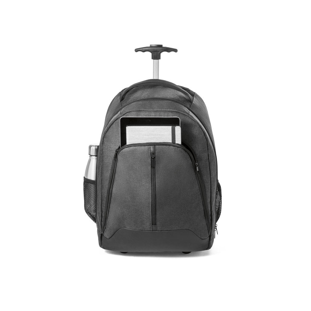 EINDHOVEN. Trolley-Rucksack für Laptop 15.6'' aus 600D Polyester – zusätzliche Ansicht