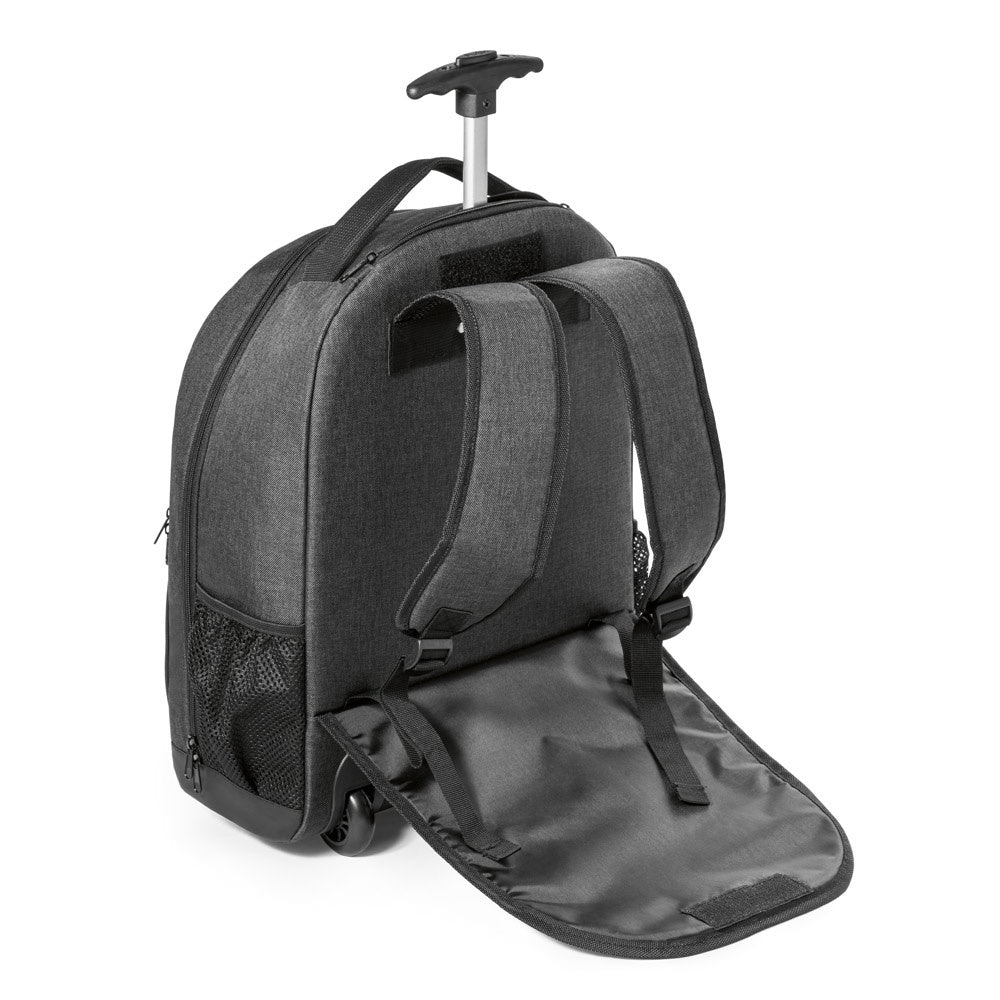 EINDHOVEN. Trolley-Rucksack für Laptop 15.6'' aus 600D Polyester – zusätzliche Ansicht